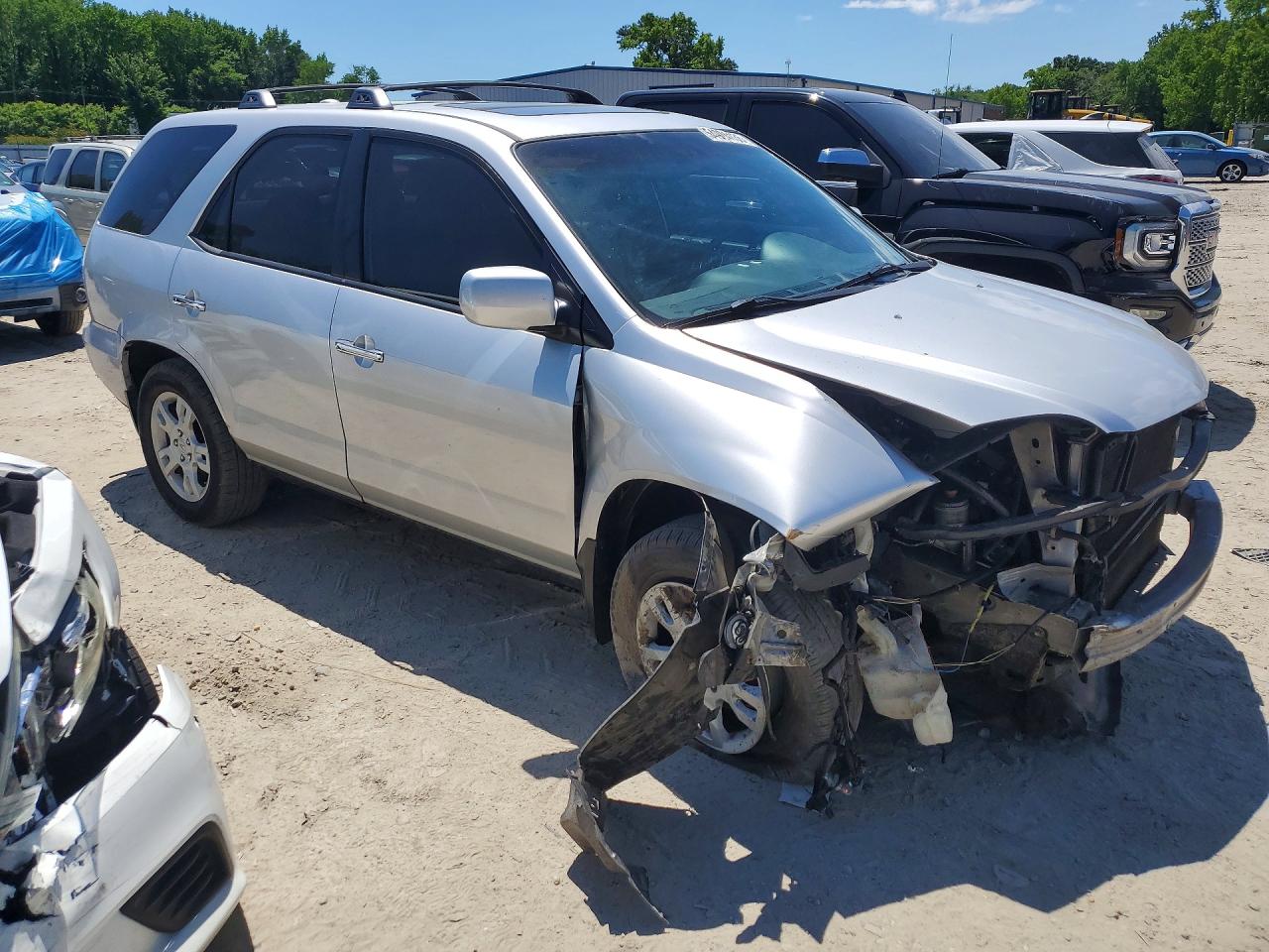 2006 Acura Mdx Touring Silver vin: 2HNYD18696H509475