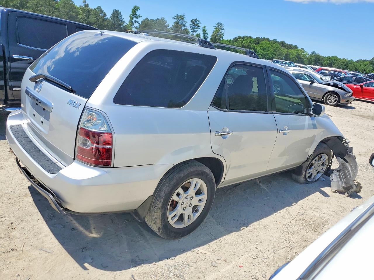 2006 Acura Mdx Touring Silver vin: 2HNYD18696H509475