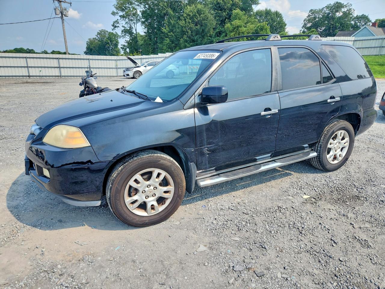 2006 Acura Mdx Touring Черный vin: 2HNYD18696H549619