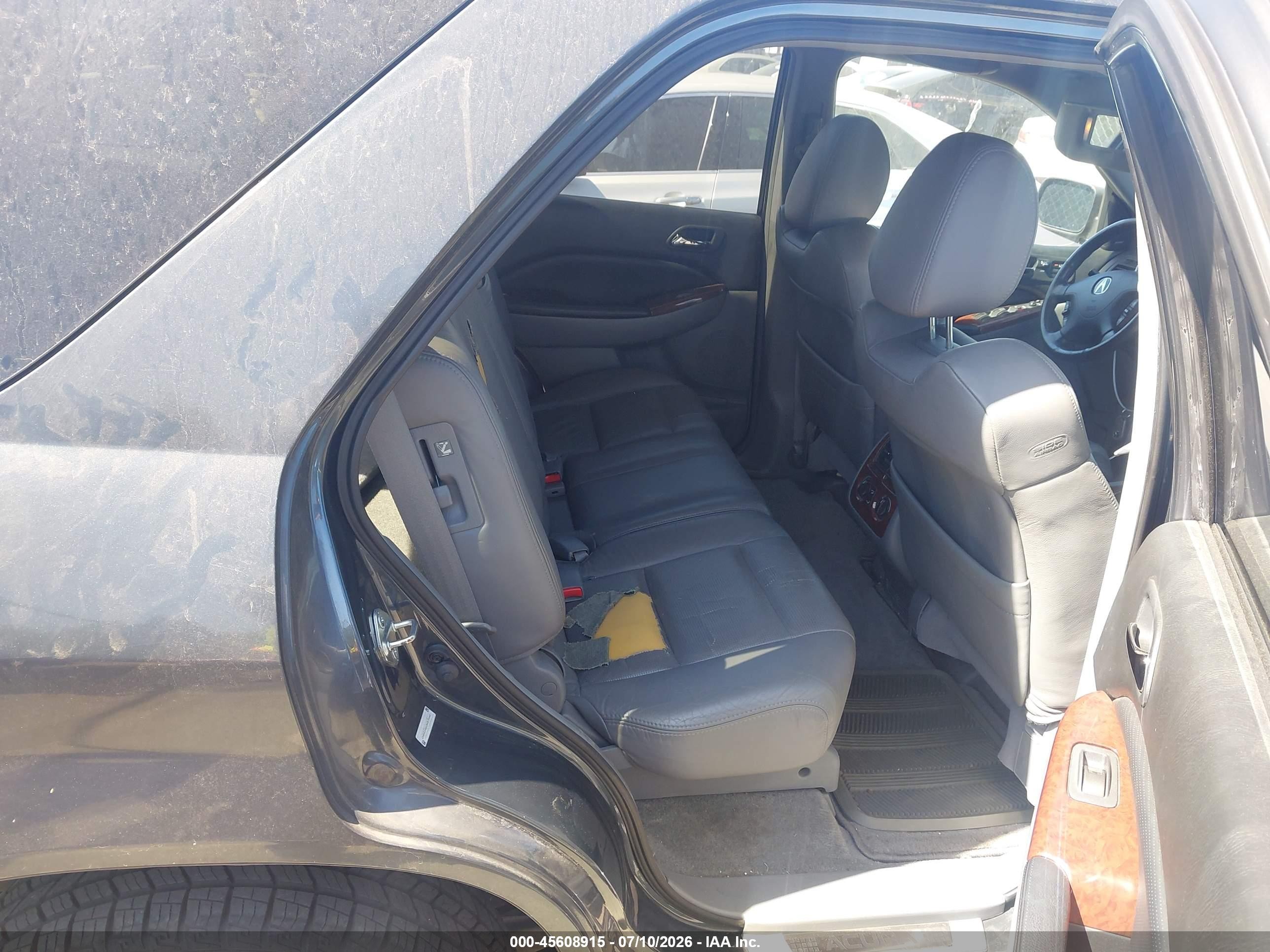 2004 Acura Mdx Серый vin: 2HNYD186X4H519140