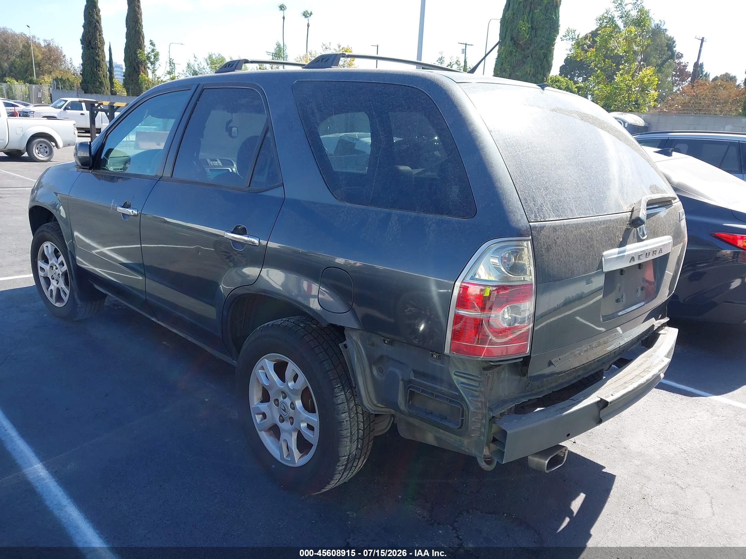 2004 Acura Mdx Серый vin: 2HNYD186X4H519140