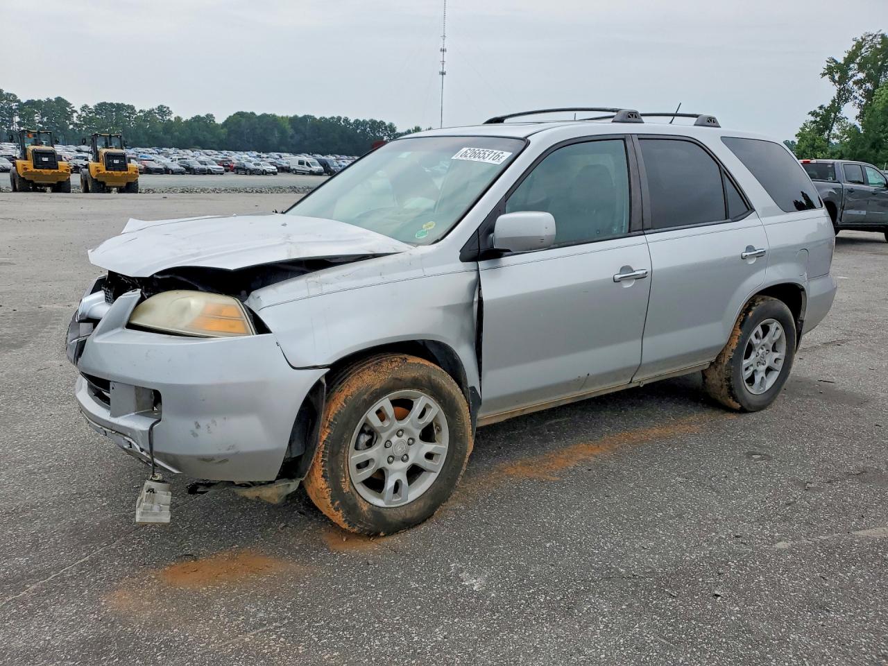 2004 Acura Mdx Touring Серебряный vin: 2HNYD186X4H553370