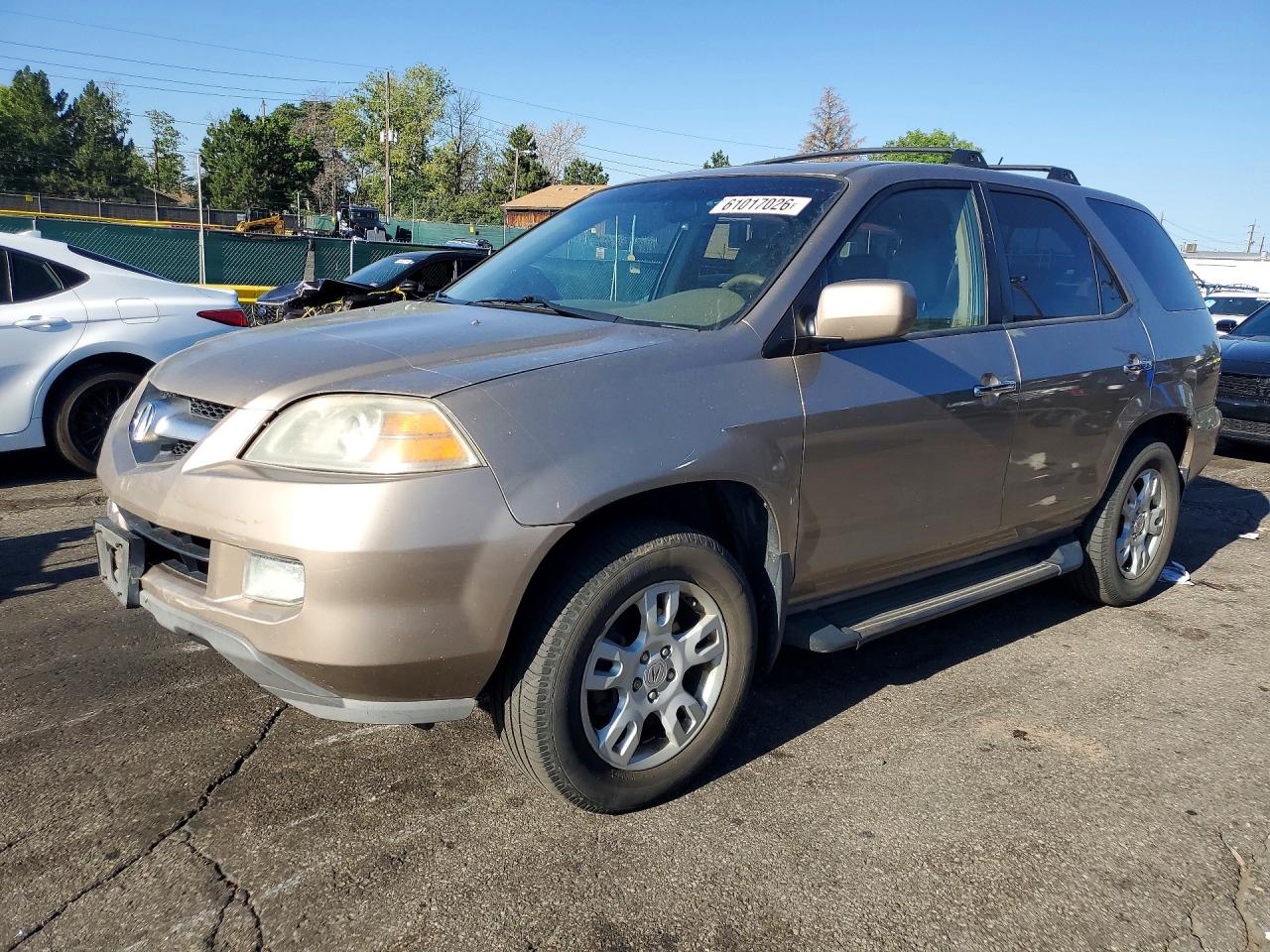 2004 Acura Mdx Touring Gold vin: 2HNYD186X4H560397