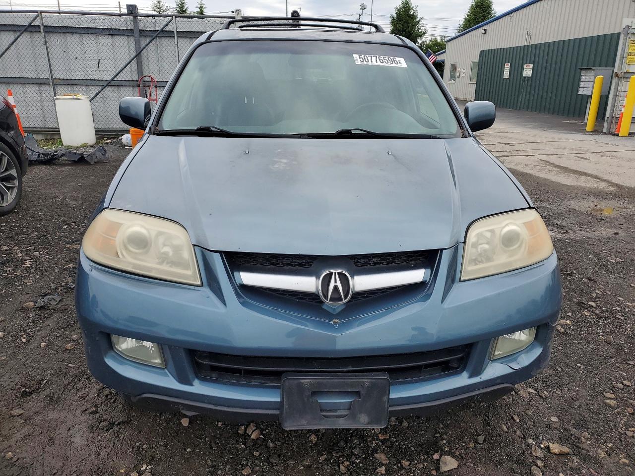 2005 Acura Mdx Touring Blue vin: 2HNYD186X5H509953