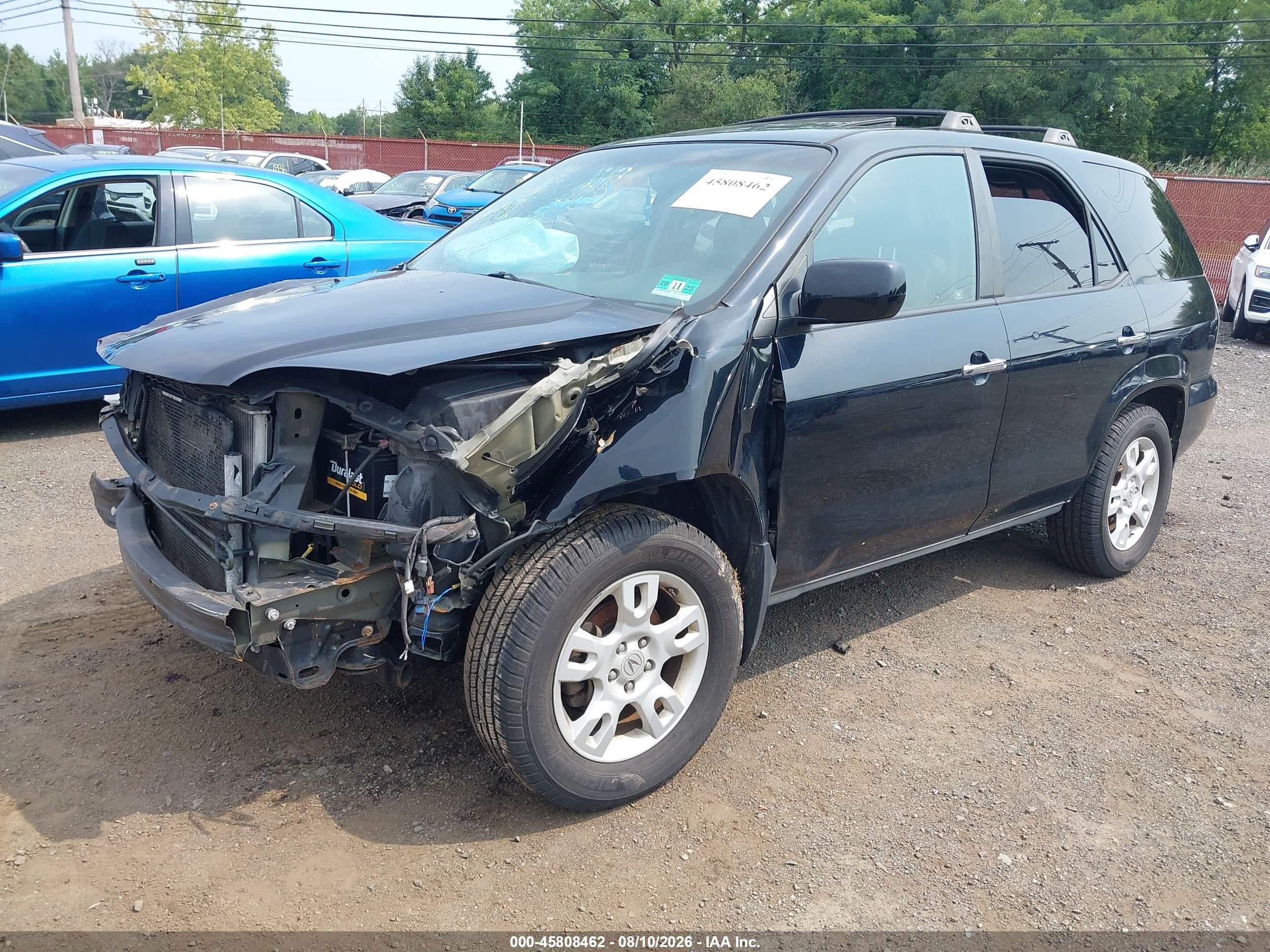 2006 Acura Mdx   Black vin: 2HNYD186X6H524325