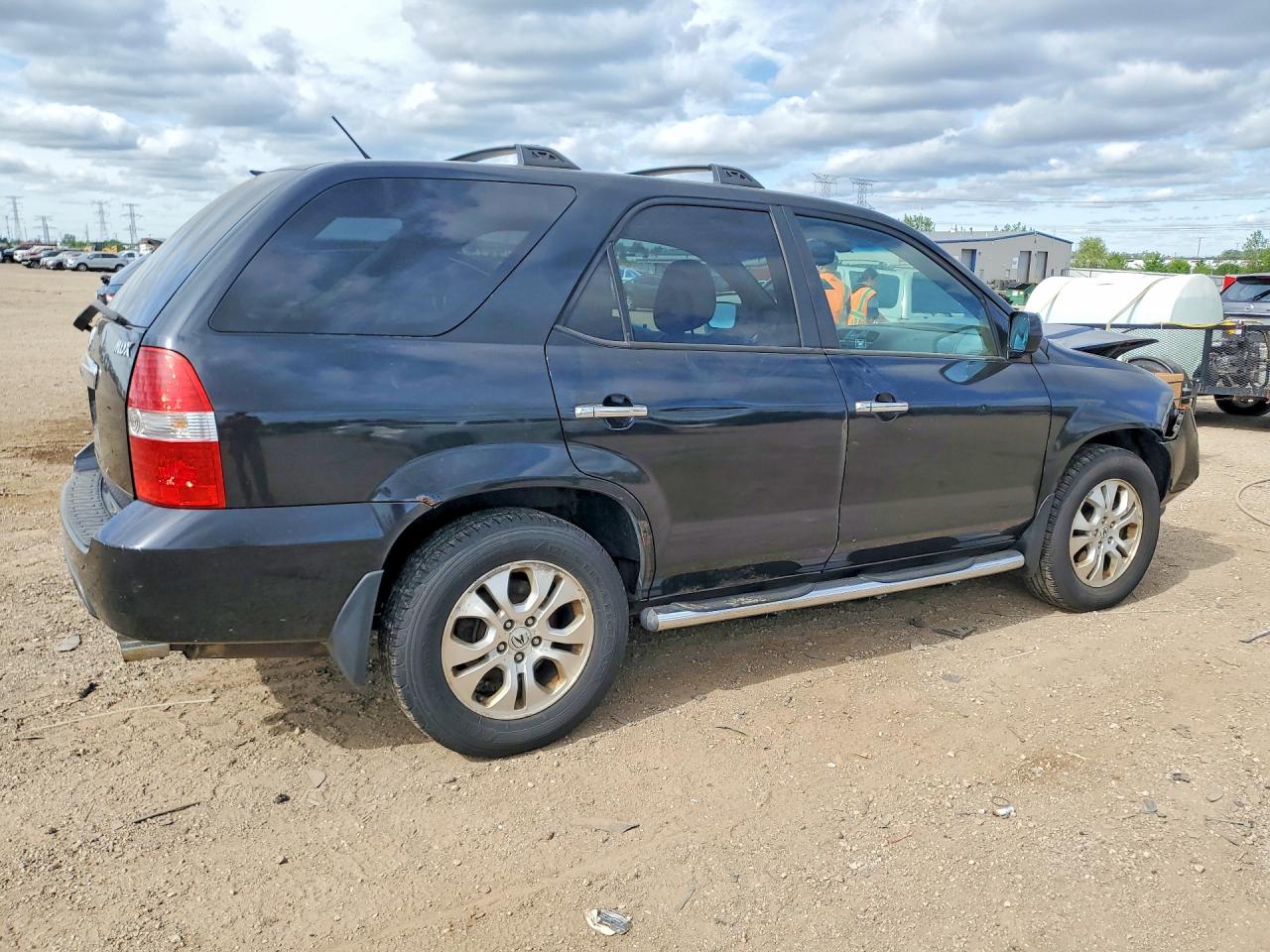 2003 Acura Mdx Touring Black vin: 2HNYD18703H537671