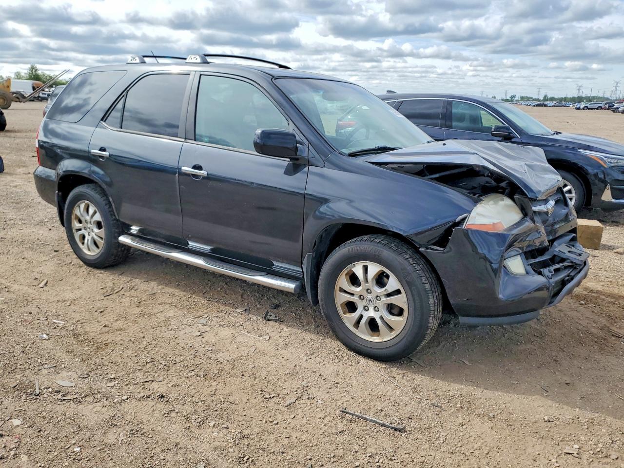 2003 Acura Mdx Touring Black vin: 2HNYD18703H537671