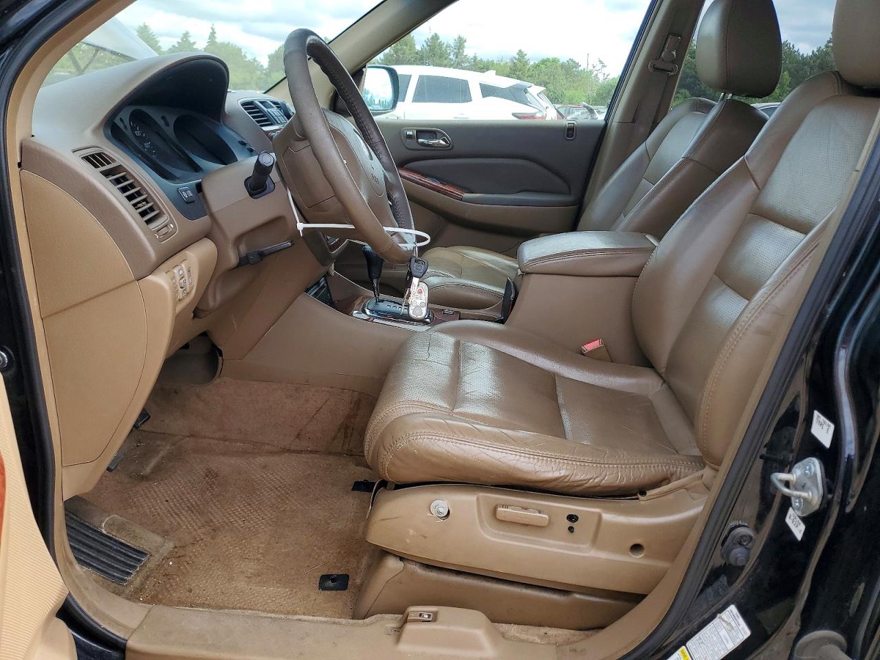 2003 Acura Mdx Touring Black vin: 2HNYD18703H537671