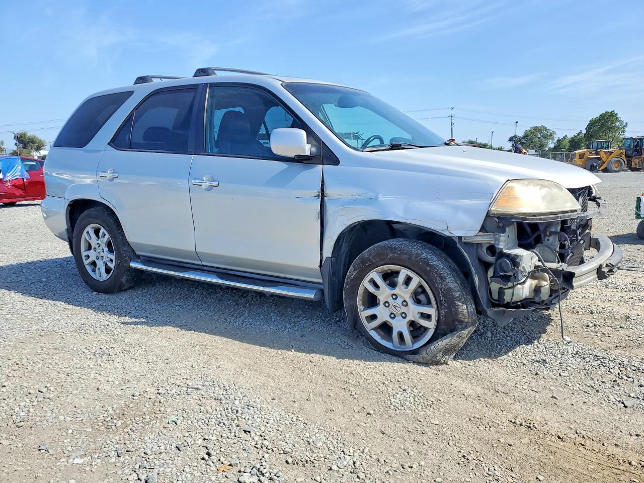 2004 Acura Mdx Touring Silver vin: 2HNYD18704H520547