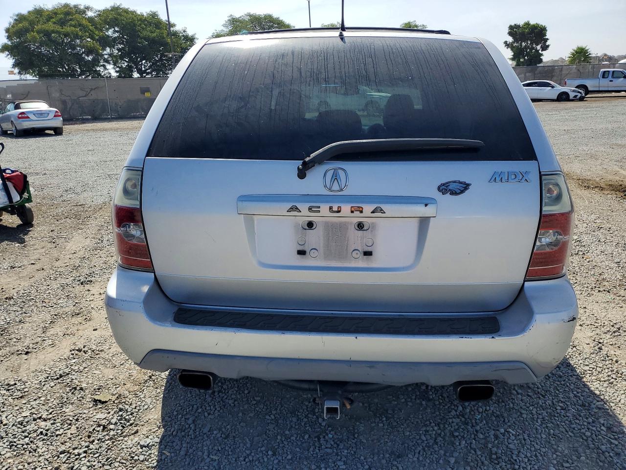 2004 Acura Mdx Touring Silver vin: 2HNYD18704H520547