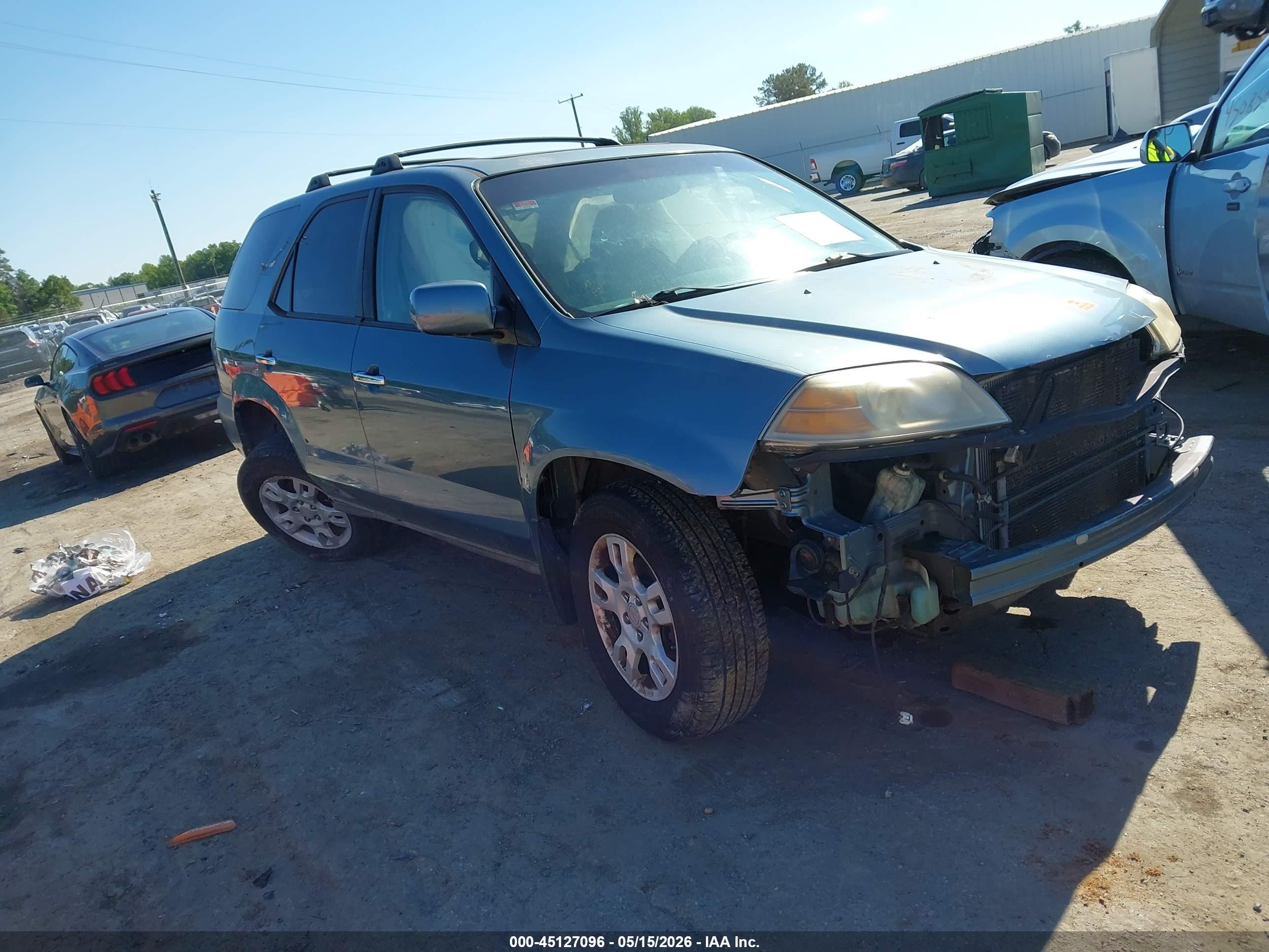2006 Acura Mdx   Blue vin: 2HNYD18726H510234