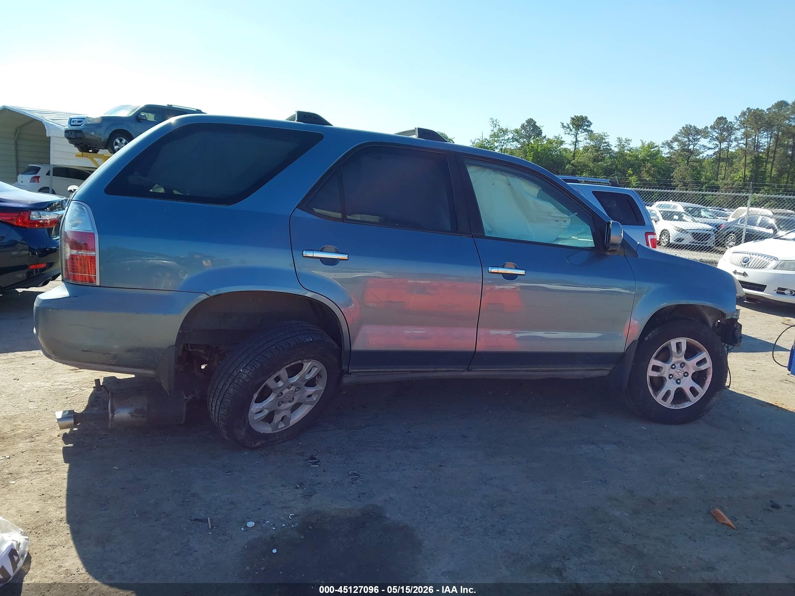 2006 Acura Mdx   Blue vin: 2HNYD18726H510234