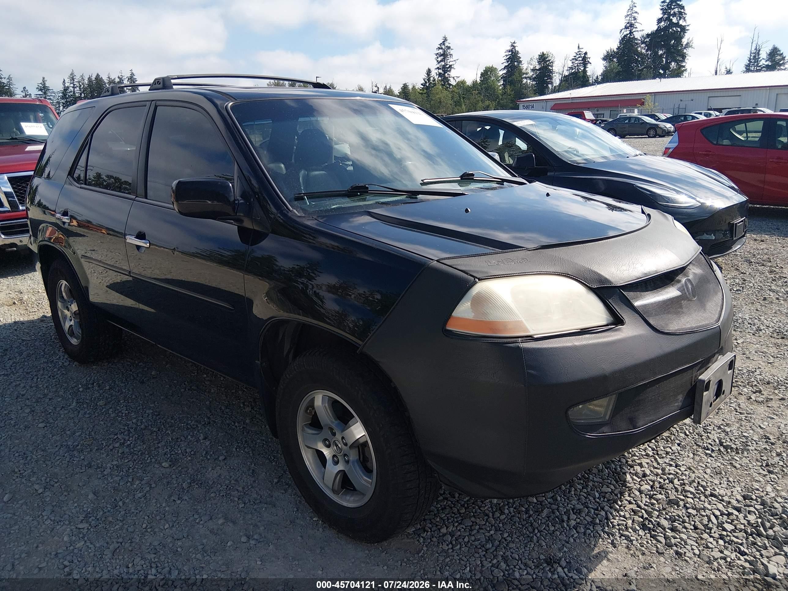 2003 Acura Mdx   Black vin: 2HNYD18743H502048