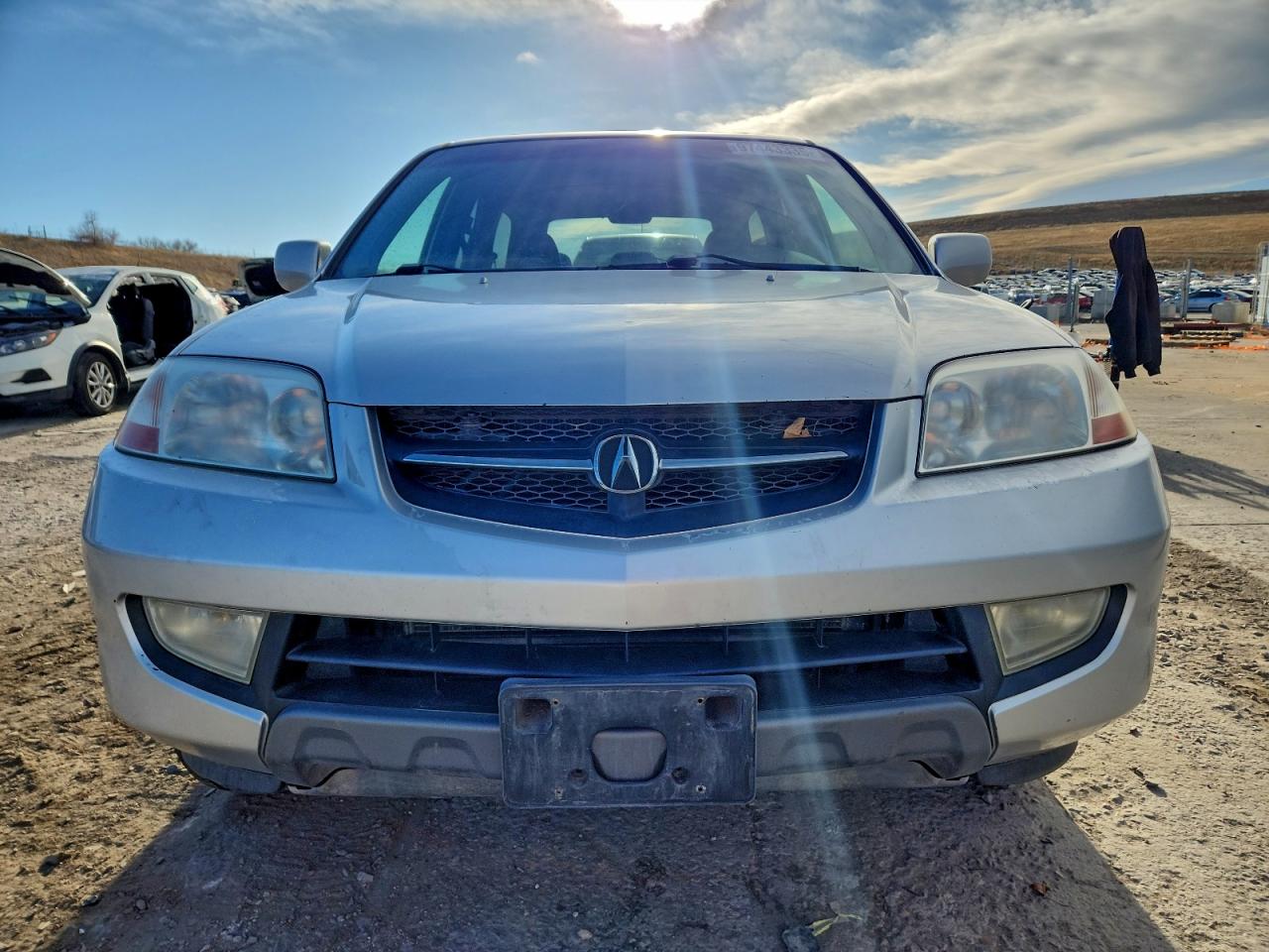 2003 Acura Mdx Touring Silver vin: 2HNYD18793H550449