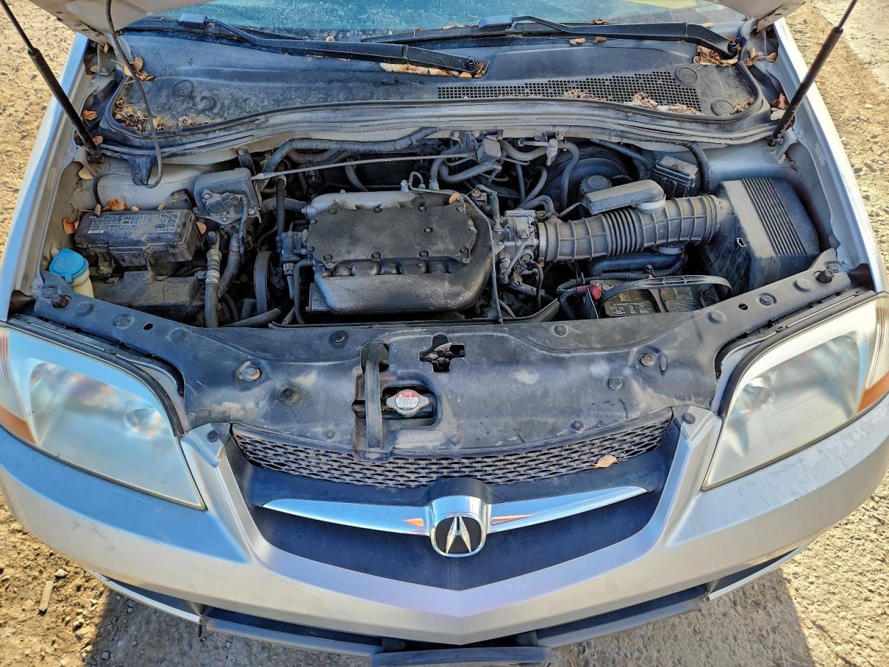 2003 Acura Mdx Touring Silver vin: 2HNYD18793H550449