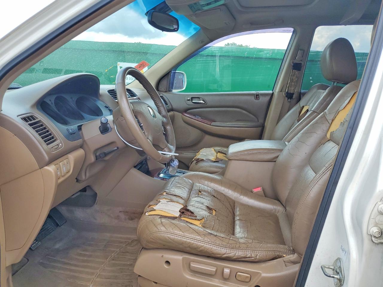 2004 Acura Mdx Touring White vin: 2HNYD18794H546127