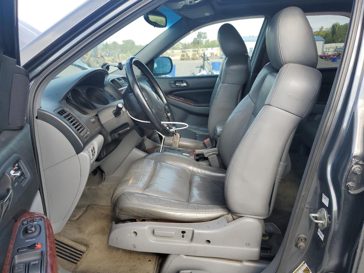 2004 Acura Mdx Gray vin: 2HNYD187X4H555578