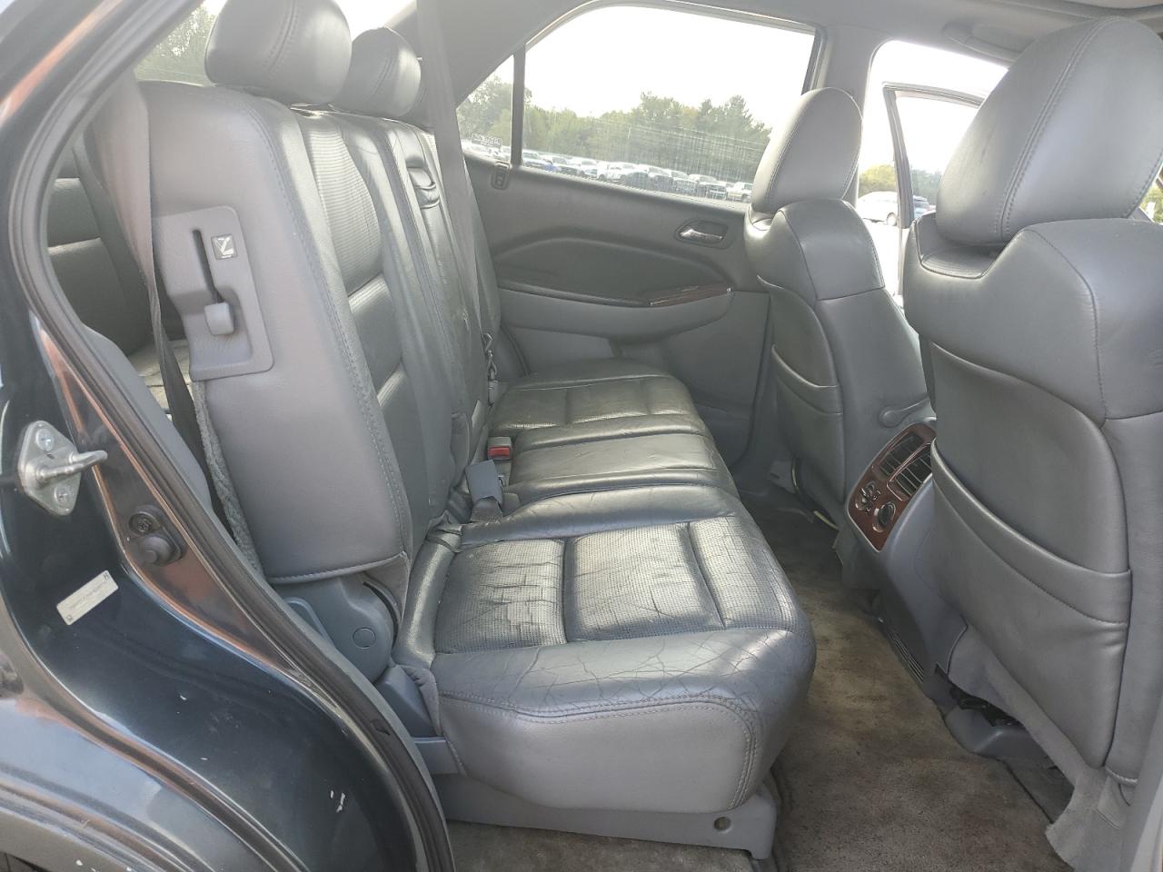 2004 Acura Mdx Gray vin: 2HNYD187X4H555578