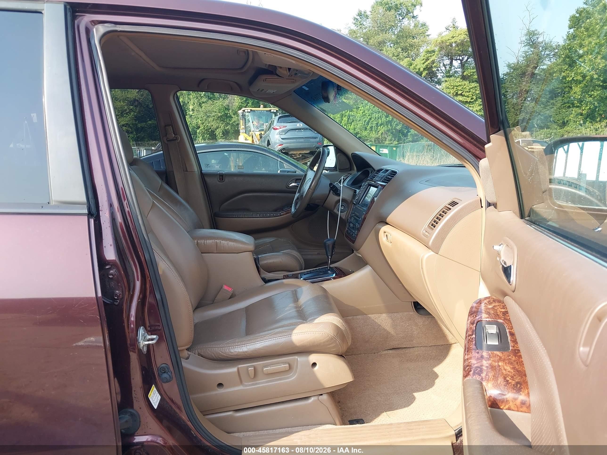 2001 Acura Mdx   Burgundy vin: 2HNYD18801H521539