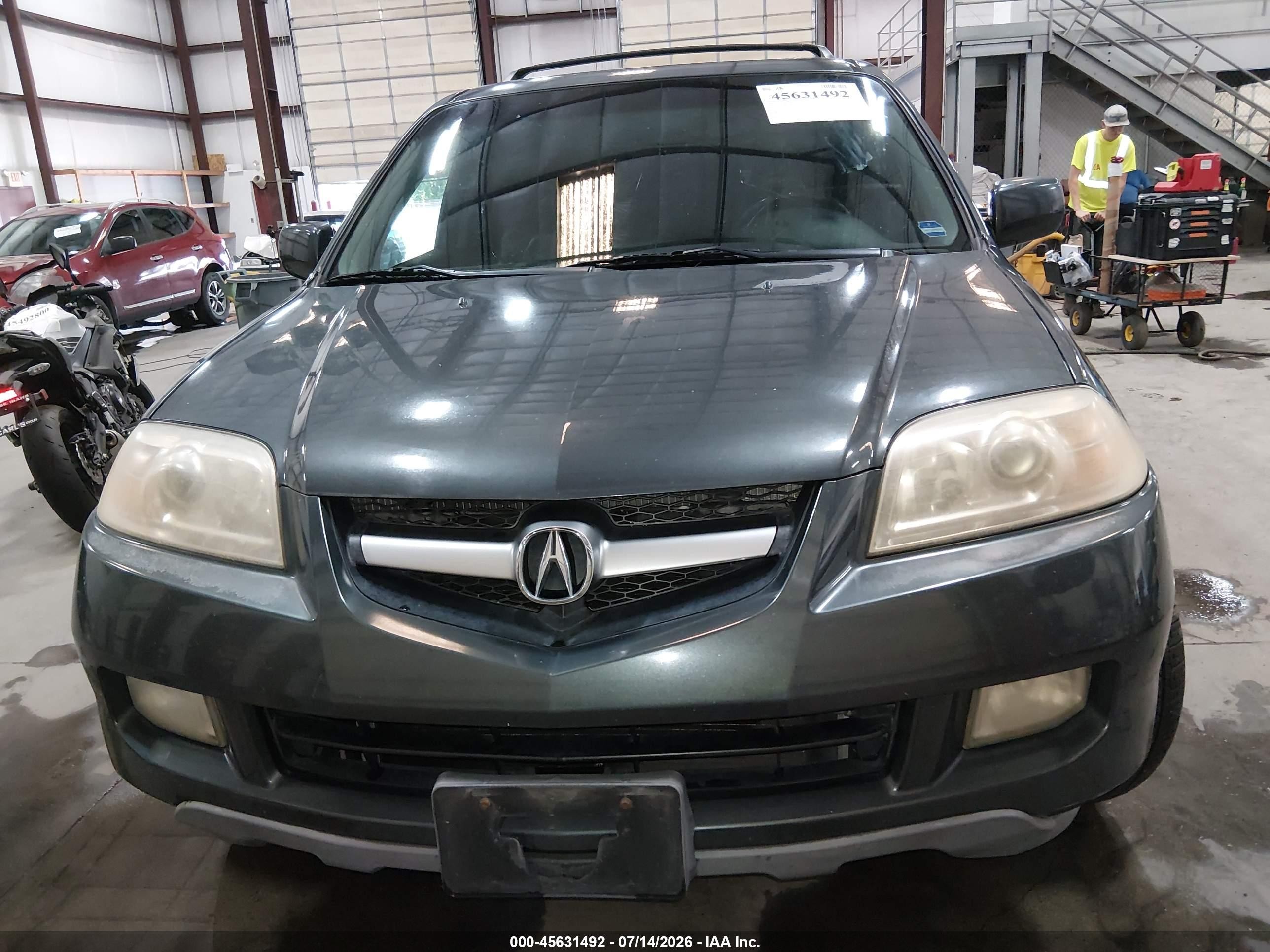 2005 Acura Mdx   Blue vin: 2HNYD18805H502933