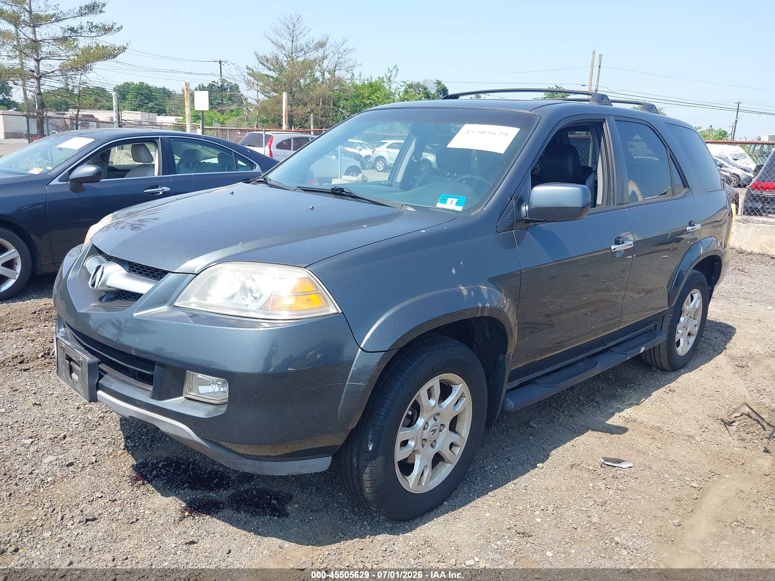2006 Acura Mdx   Gray vin: 2HNYD18806H519121
