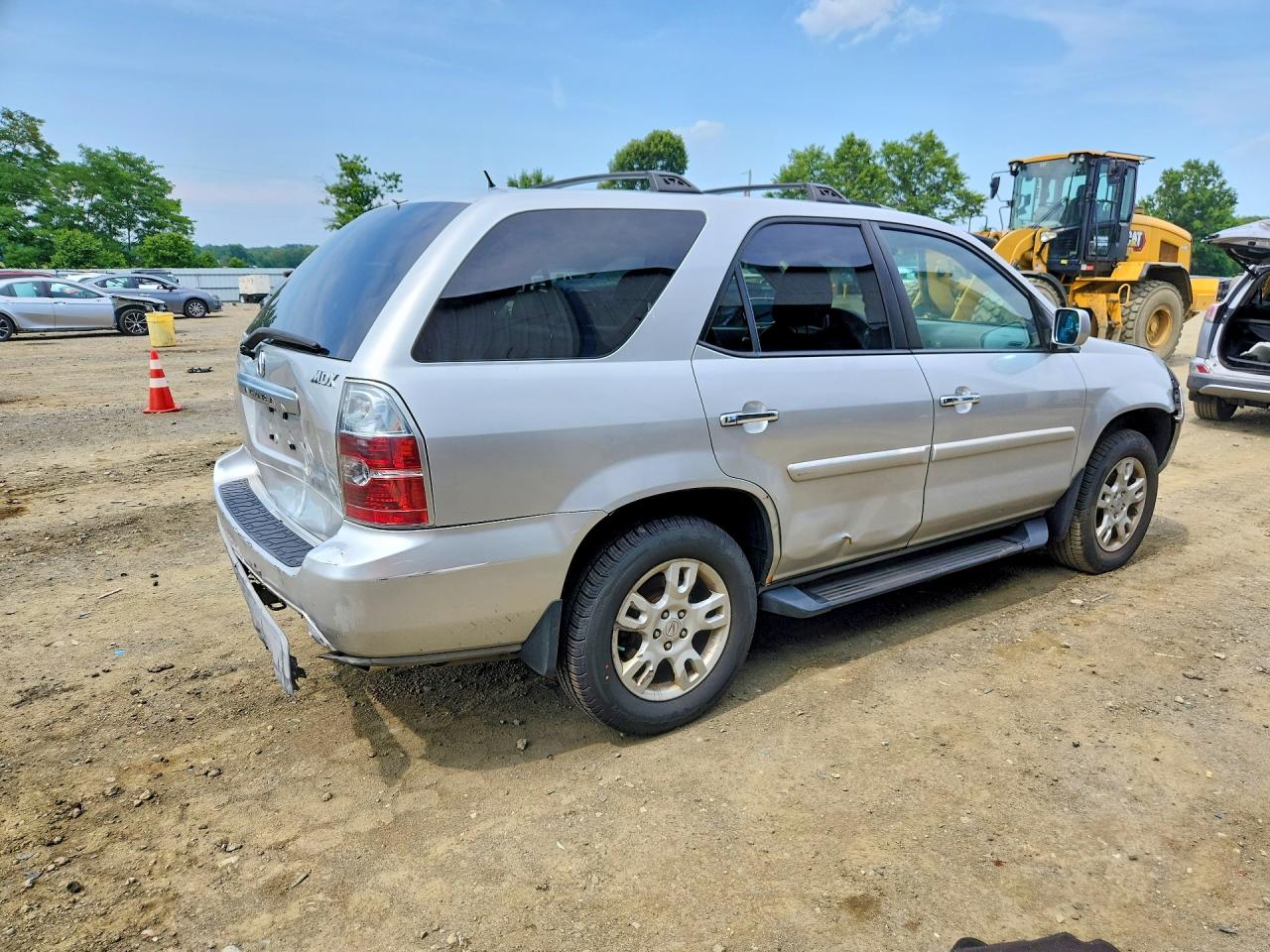 2006 Acura Mdx Touring Silver vin: 2HNYD18806H537554