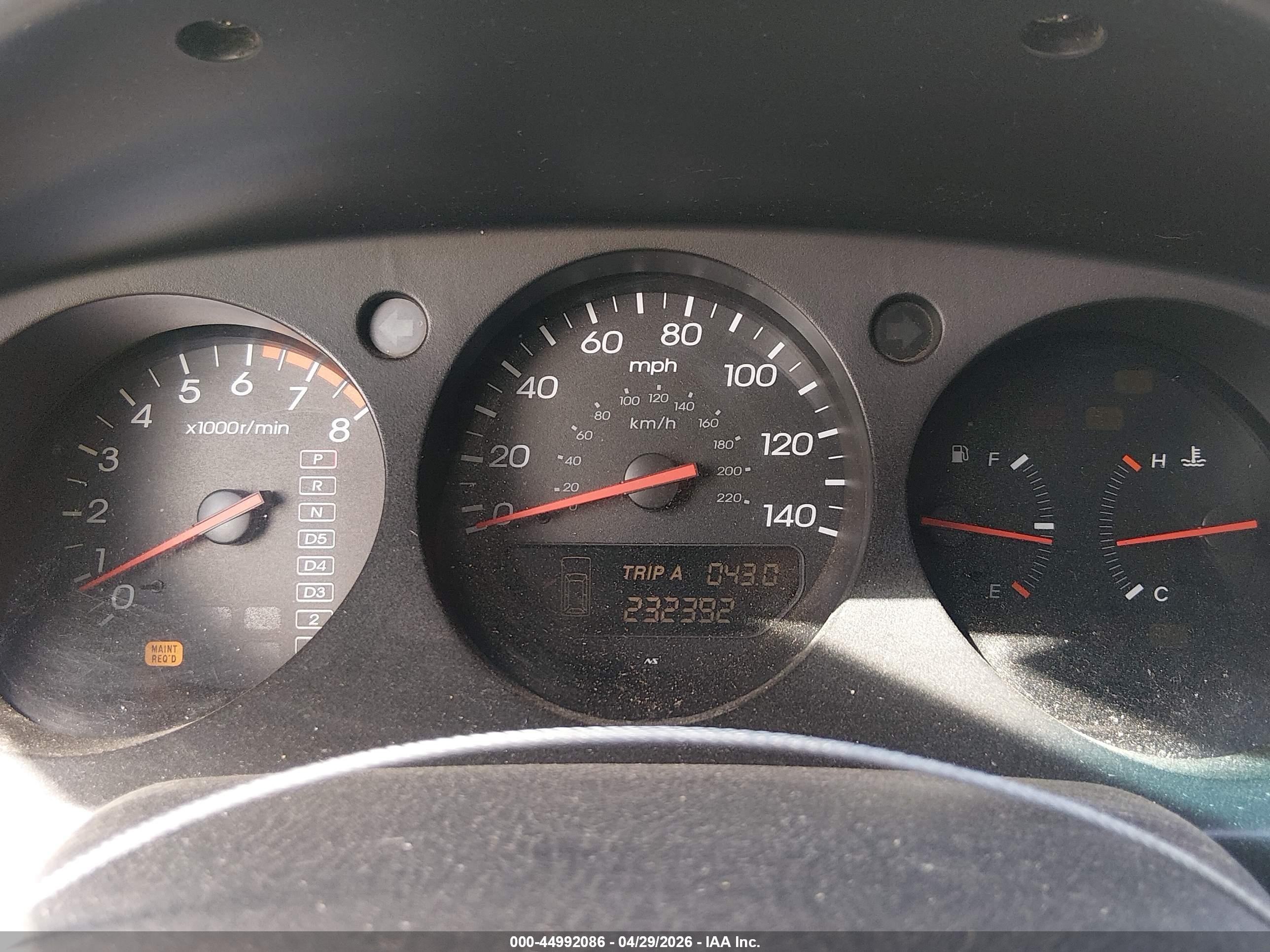 2001 Acura Mdx   Gray vin: 2HNYD18811H505155