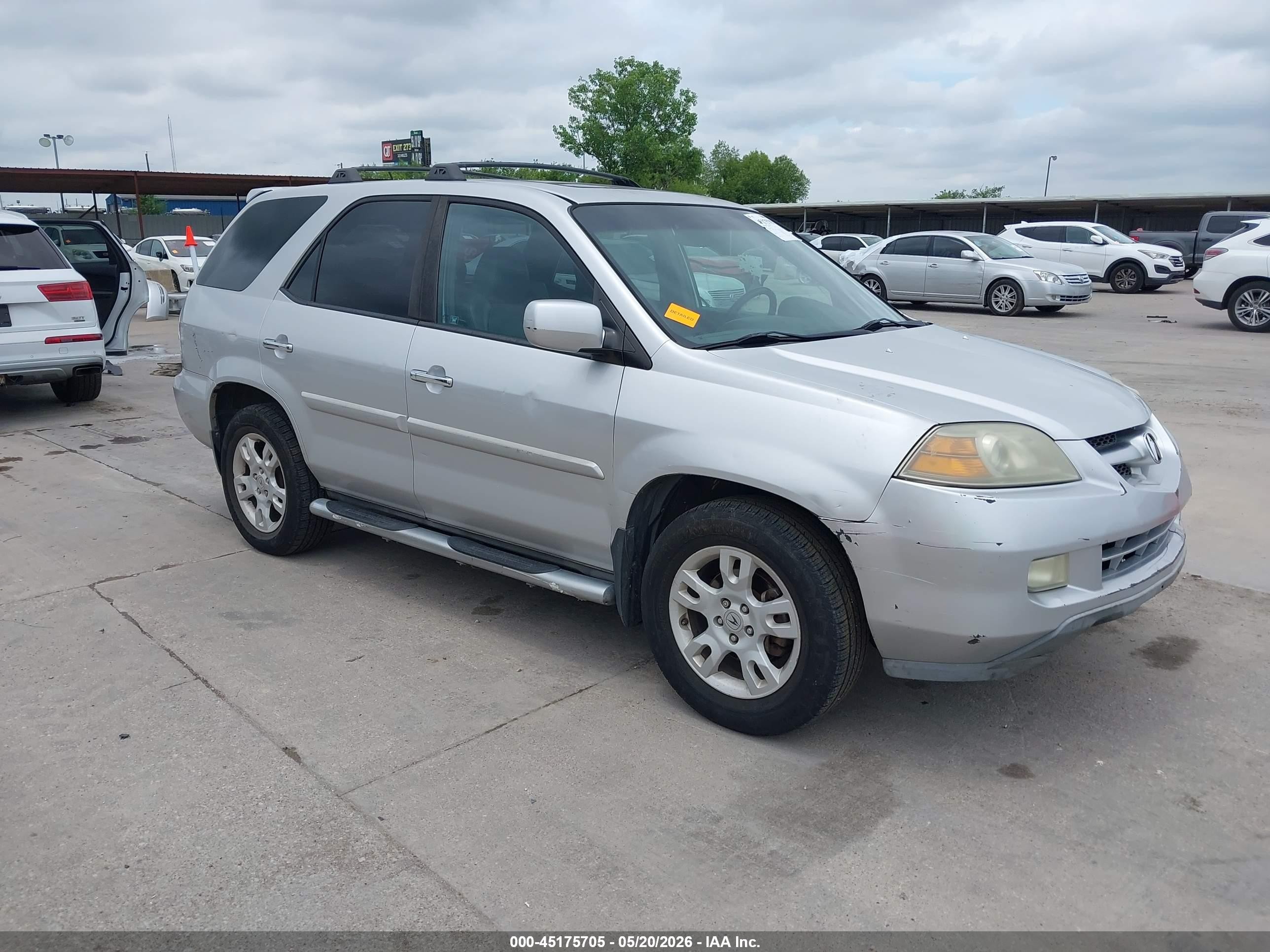 2005 Acura Mdx   Silver vin: 2HNYD18815H526495