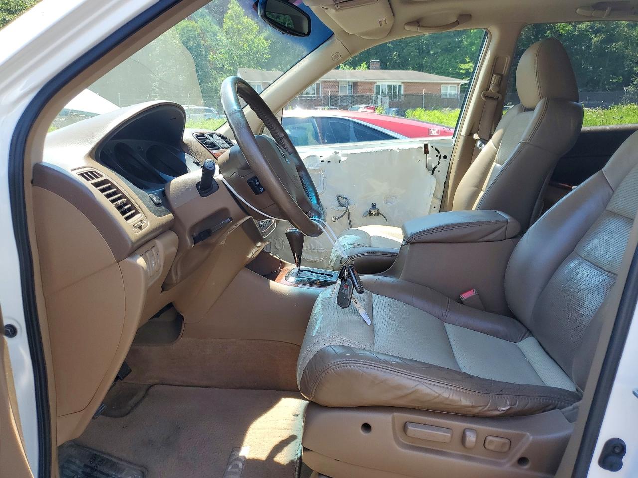 2004 Acura Mdx Touring White vin: 2HNYD18824H530831
