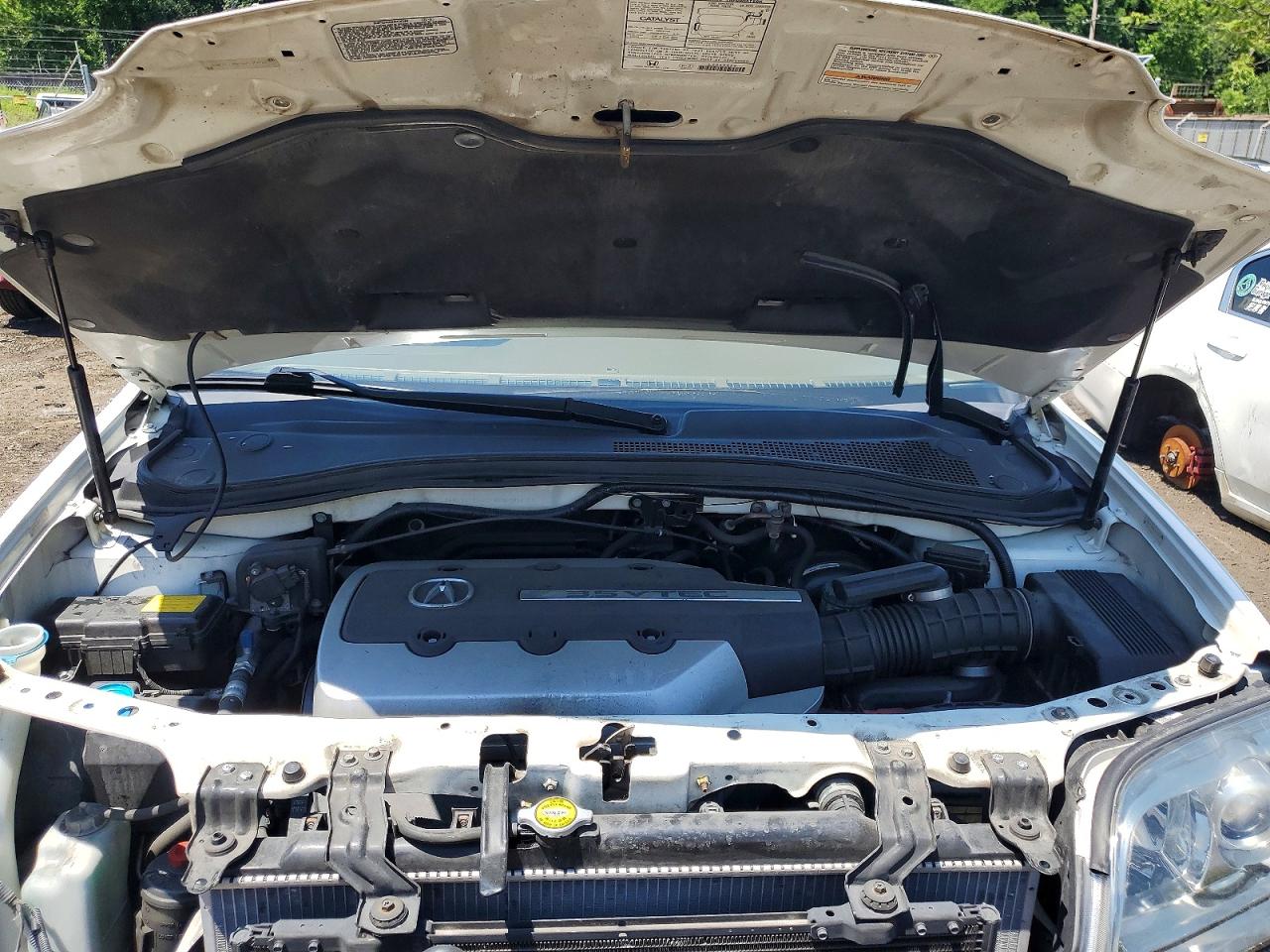 2004 Acura Mdx Touring White vin: 2HNYD18824H530831