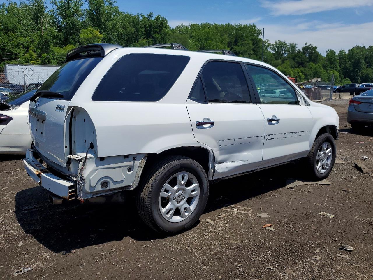 2004 Acura Mdx Touring White vin: 2HNYD18824H530831