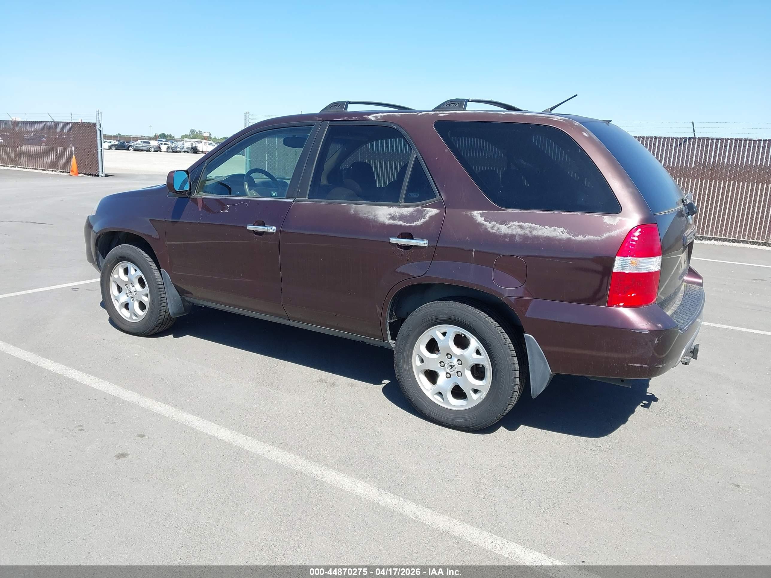 2001 Acura Mdx Touring Dark Brown vin: 2HNYD18831H514987