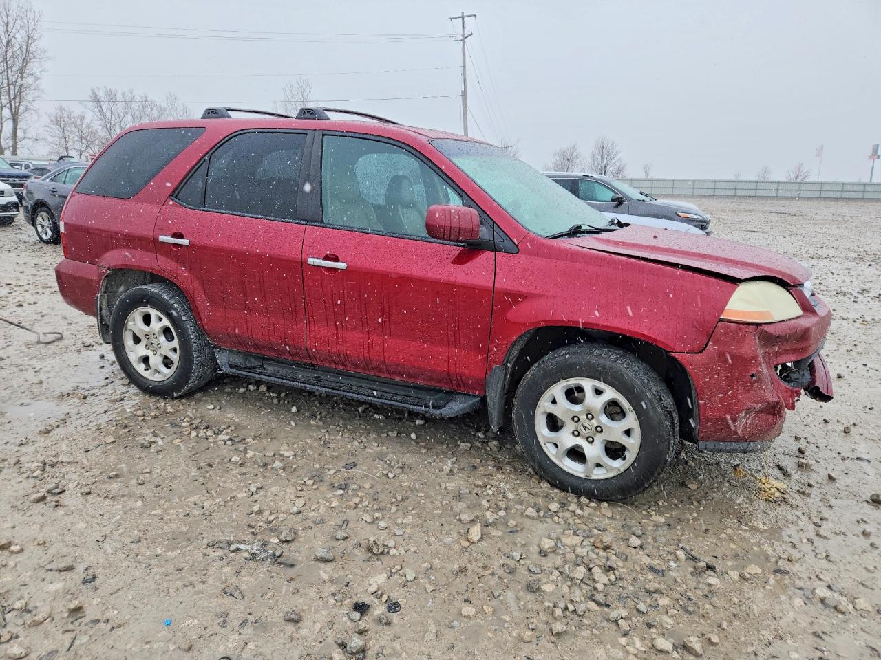 2002 Acura Mdx Touring Красный vin: 2HNYD18832H523352
