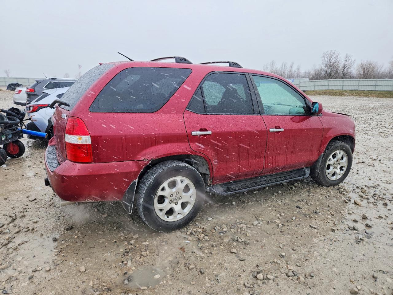 2002 Acura Mdx Touring Красный vin: 2HNYD18832H523352