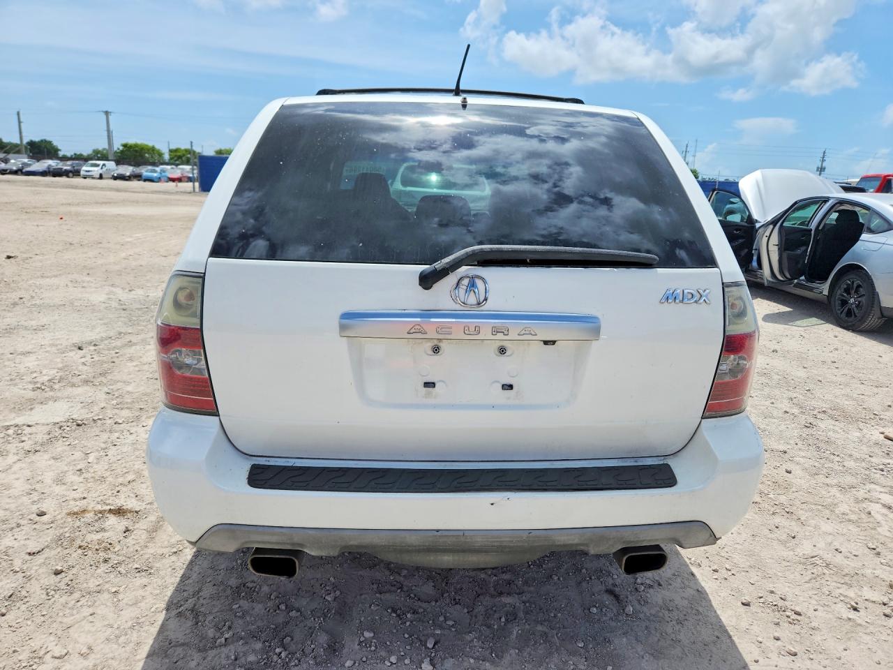 2004 Acura Mdx Touring White vin: 2HNYD18834H531664