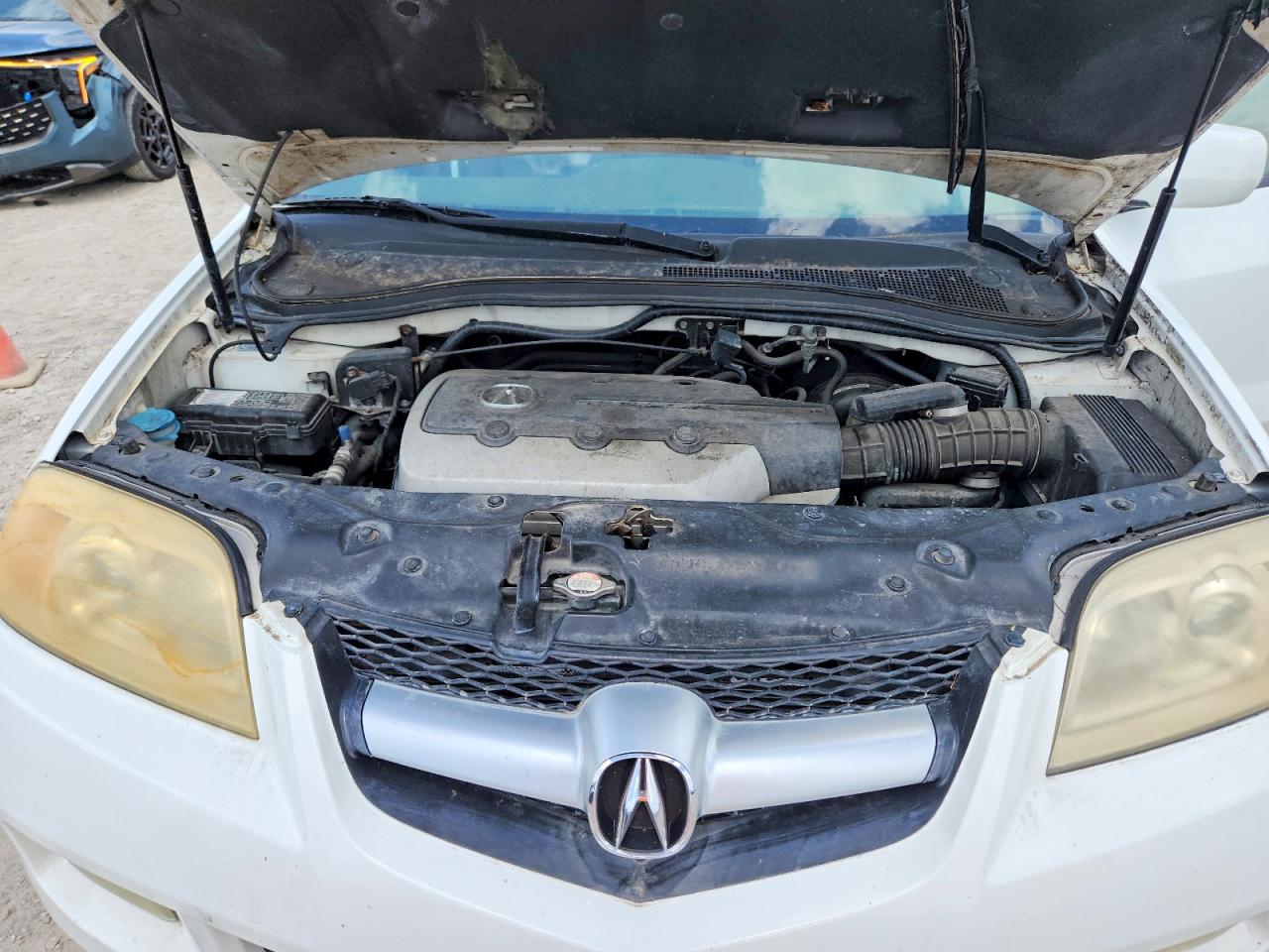 2004 Acura Mdx Touring White vin: 2HNYD18834H531664
