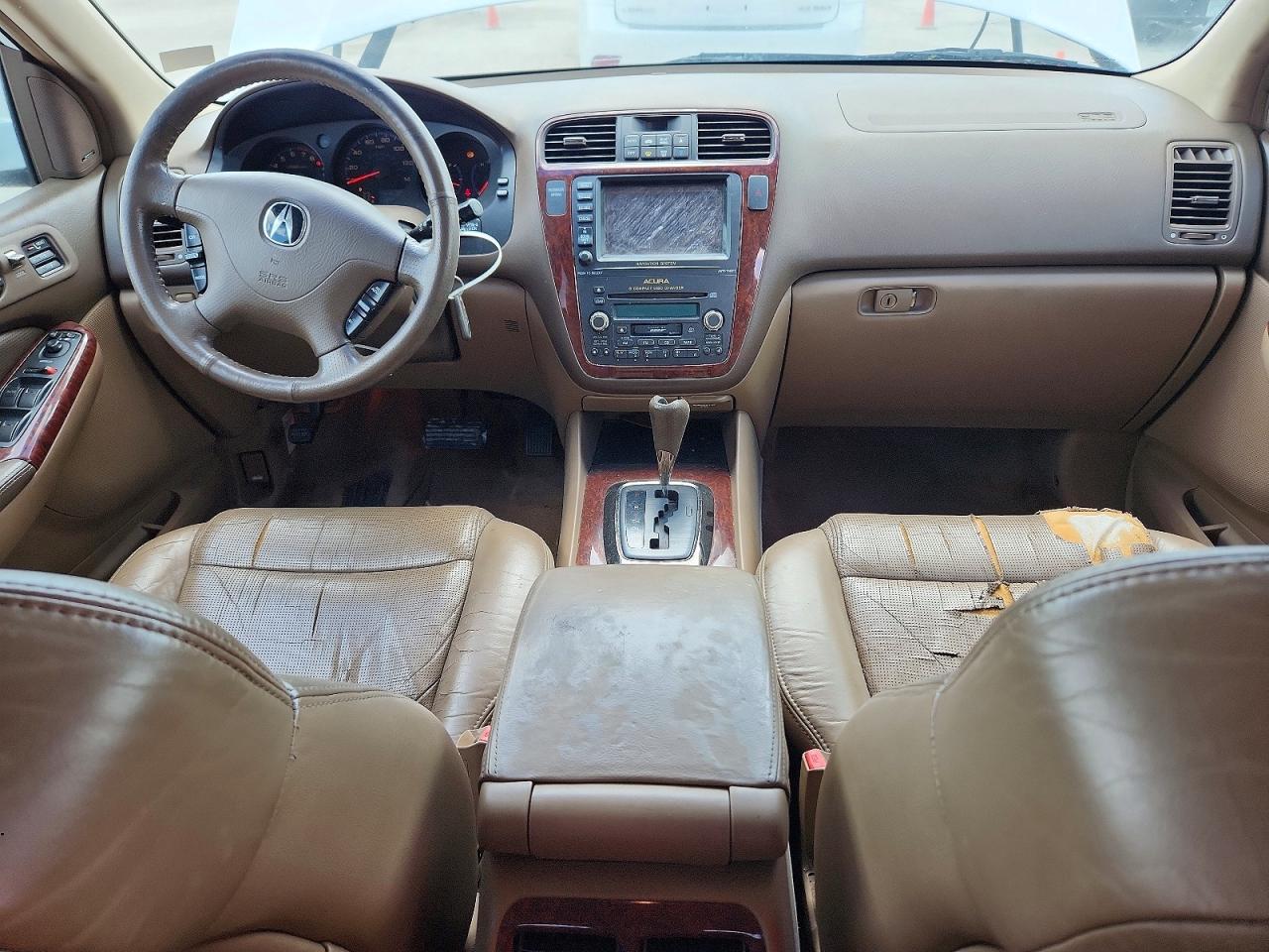 2004 Acura Mdx Touring White vin: 2HNYD18834H531664