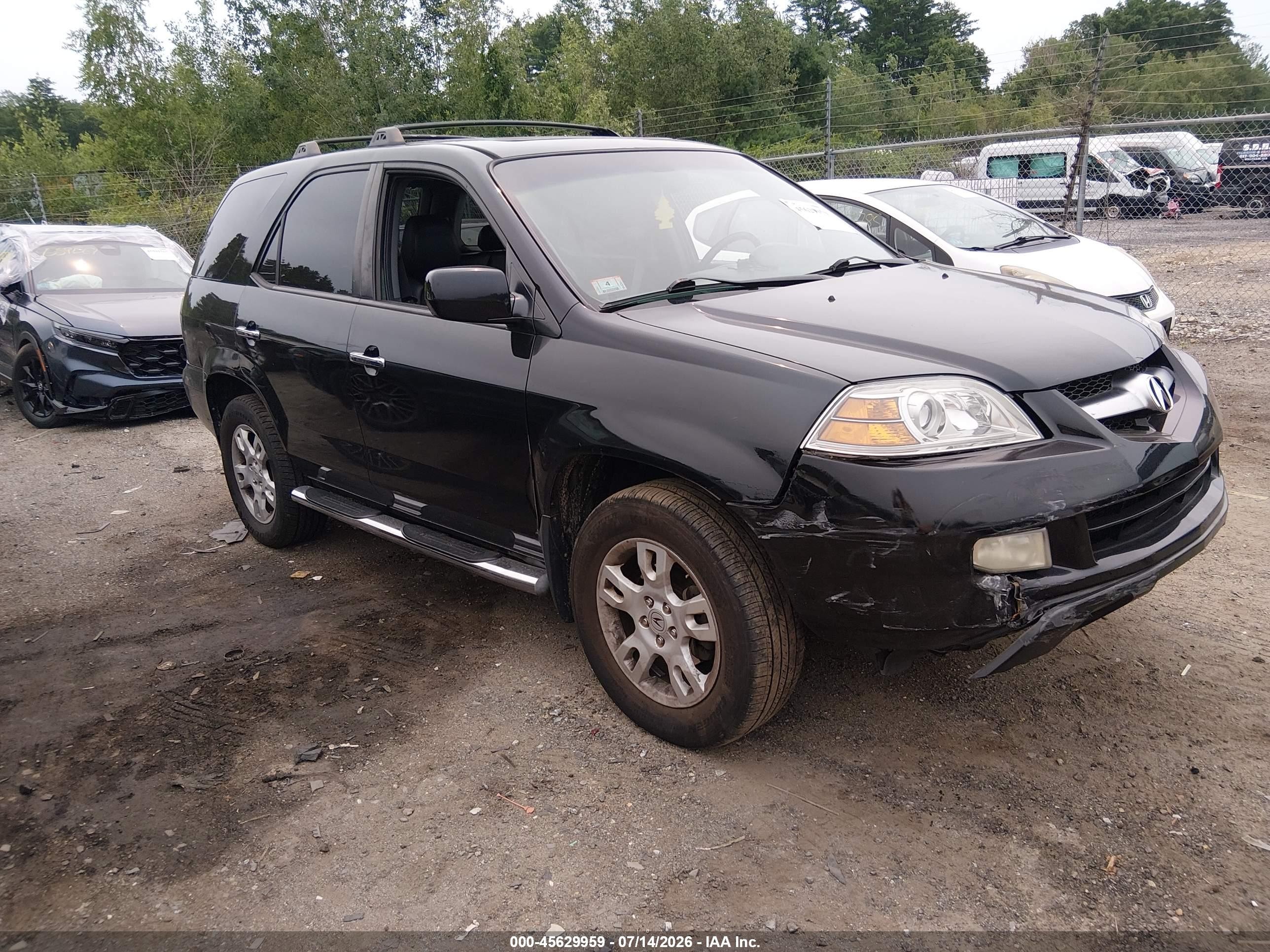 2005 Acura Mdx   Black vin: 2HNYD18835H555724