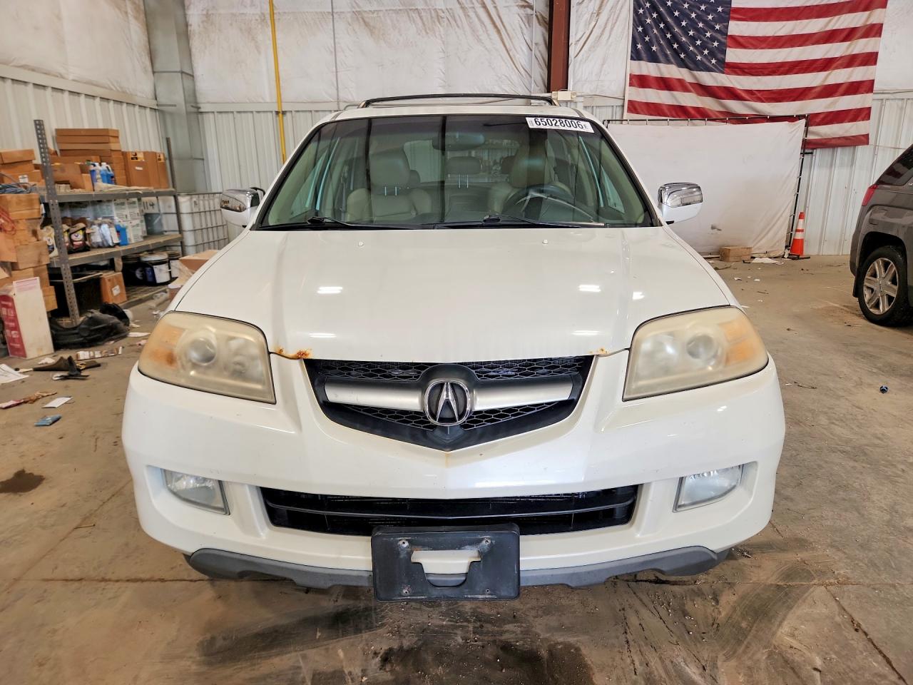 2006 Acura Mdx Touring White vin: 2HNYD18836H507593