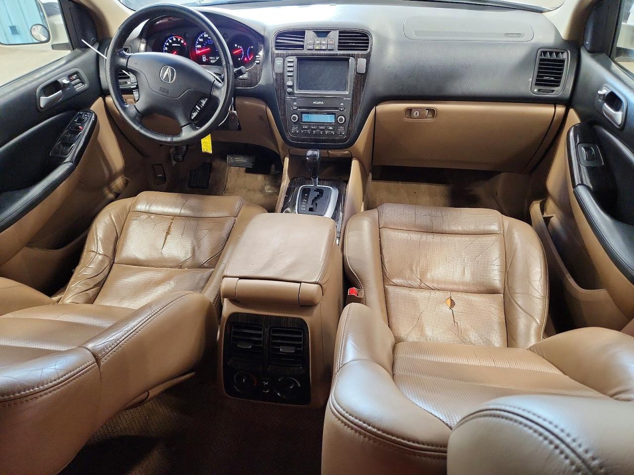 2006 Acura Mdx Touring White vin: 2HNYD18836H507593