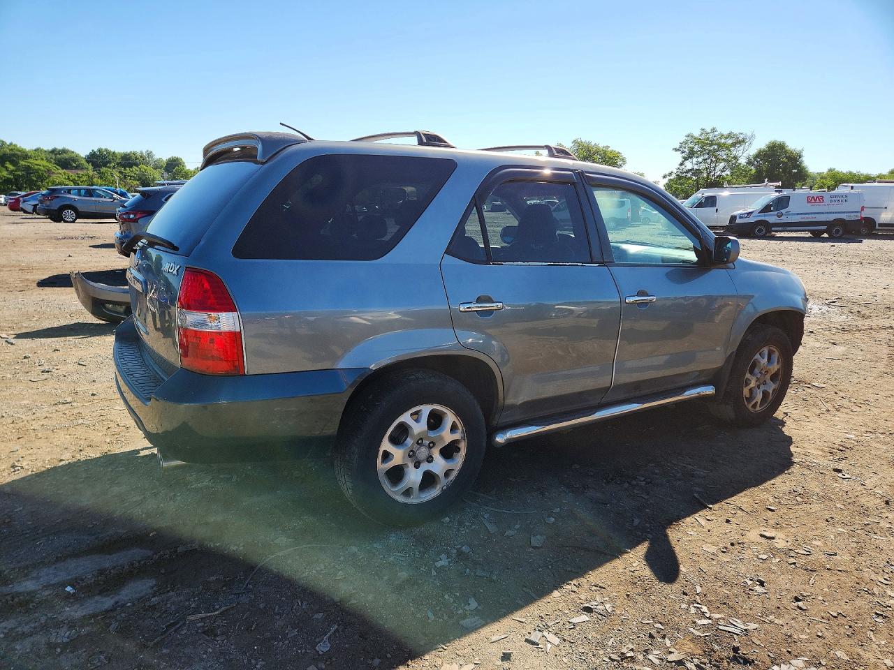2001 Acura Mdx Touring Silver vin: 2HNYD18841H521298
