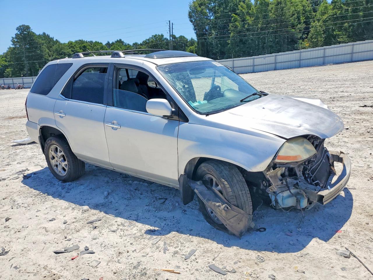2001 Acura Mdx Touring Silver vin: 2HNYD18841H521723