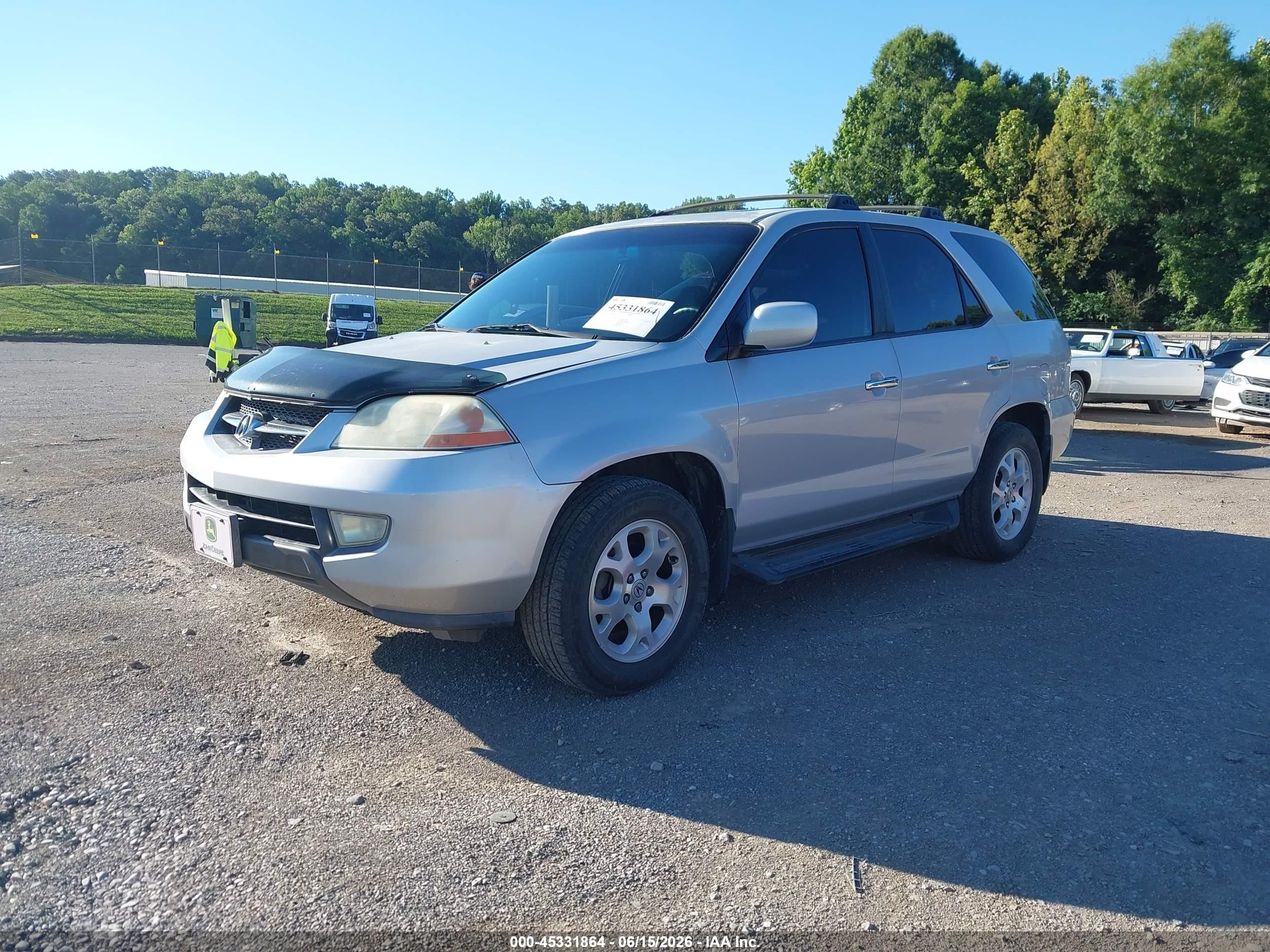 2001 Acura Mdx   Серебряный vin: 2HNYD18841H538523