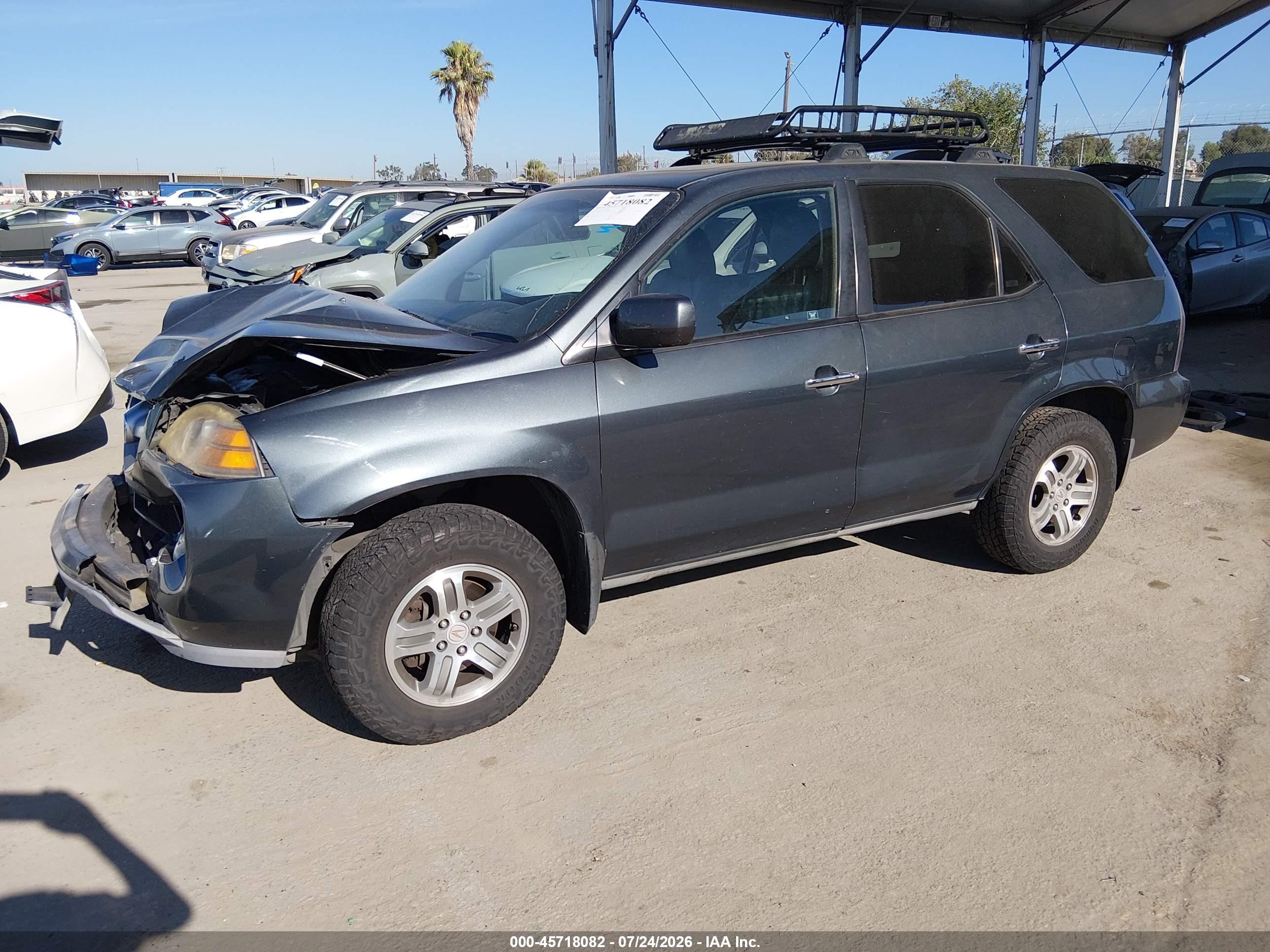 2005 Acura Mdx   Blue vin: 2HNYD18845H526040