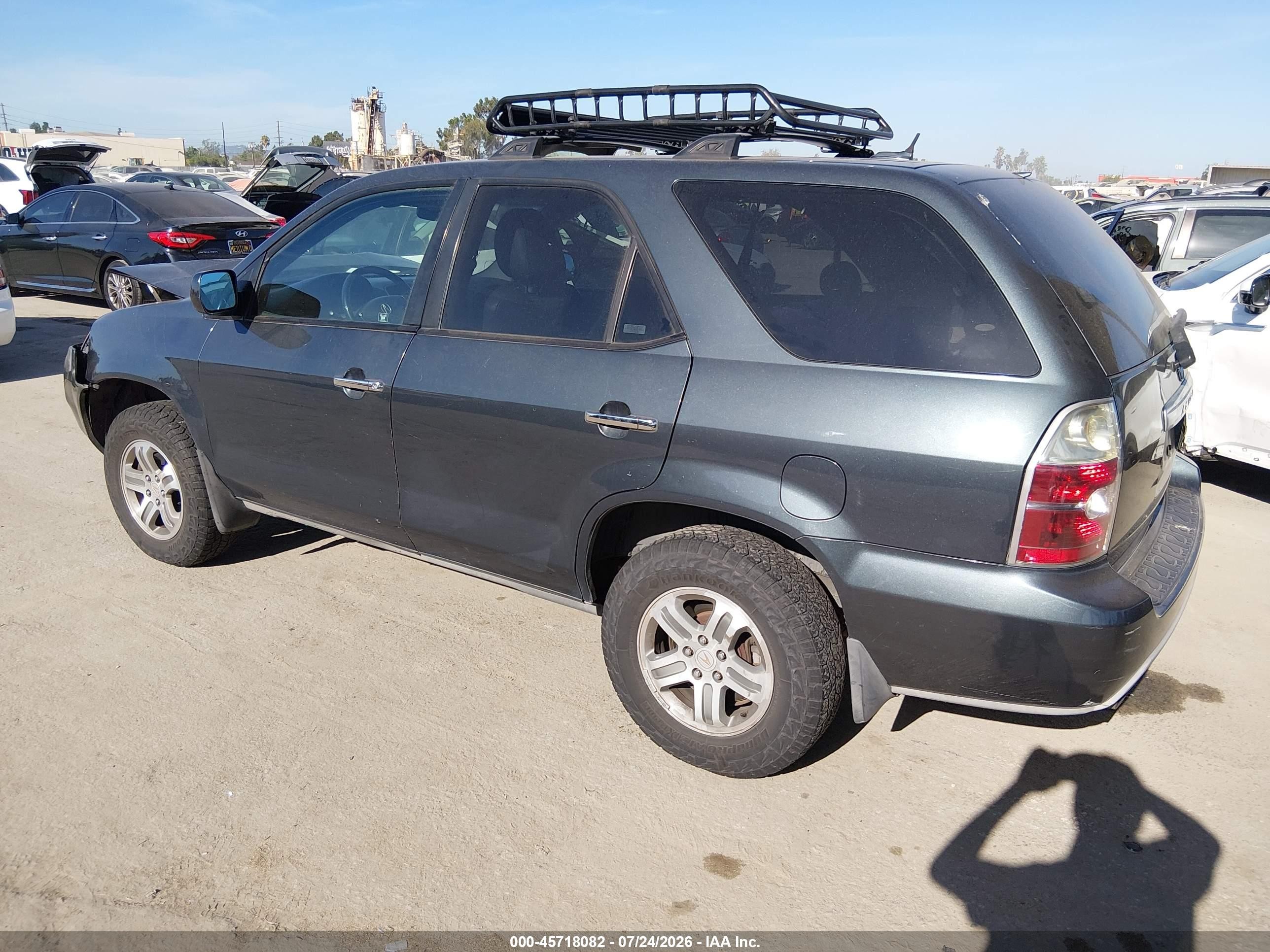 2005 Acura Mdx   Blue vin: 2HNYD18845H526040