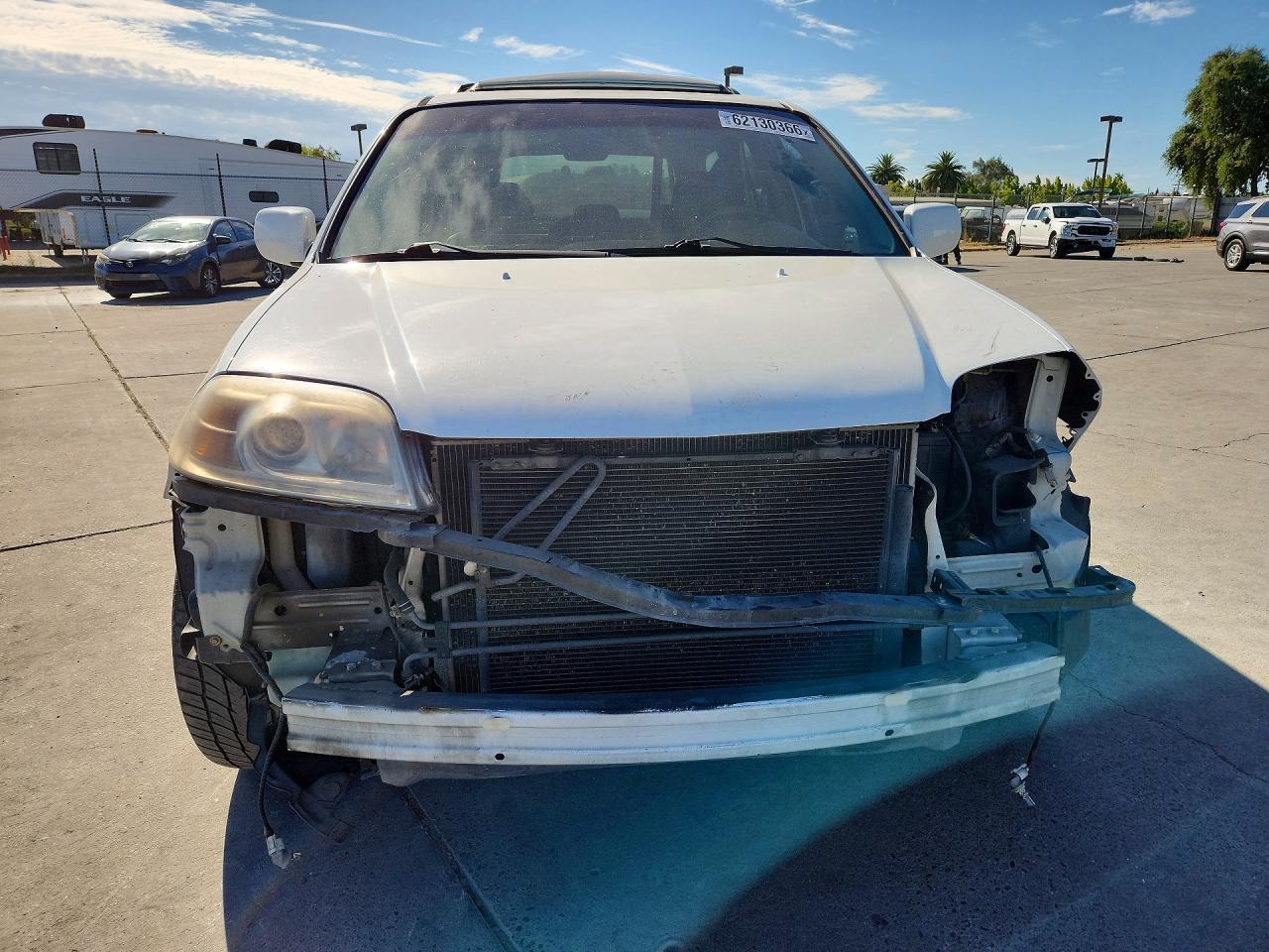 2005 Acura Mdx Touring White vin: 2HNYD18845H545588