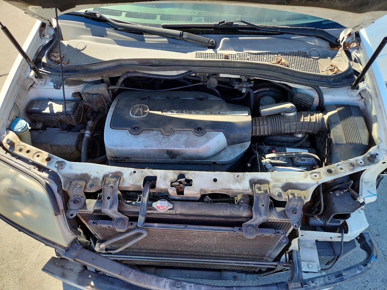 2005 Acura Mdx Touring White vin: 2HNYD18845H545588