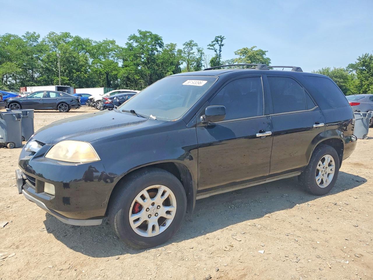 2005 Acura Mdx Touring Black vin: 2HNYD18845H552136