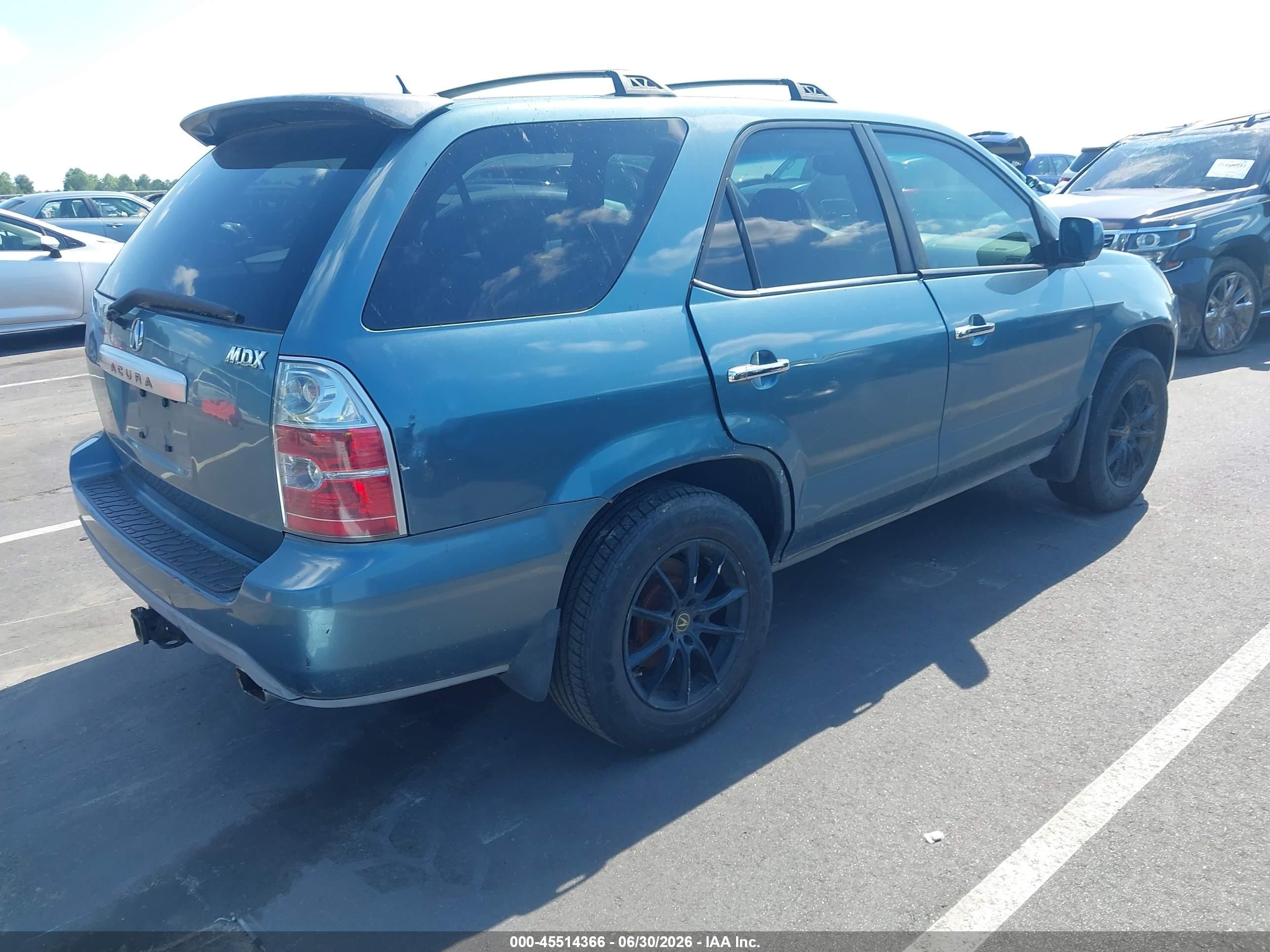 2006 Acura Mdx   Blue vin: 2HNYD18846H505089