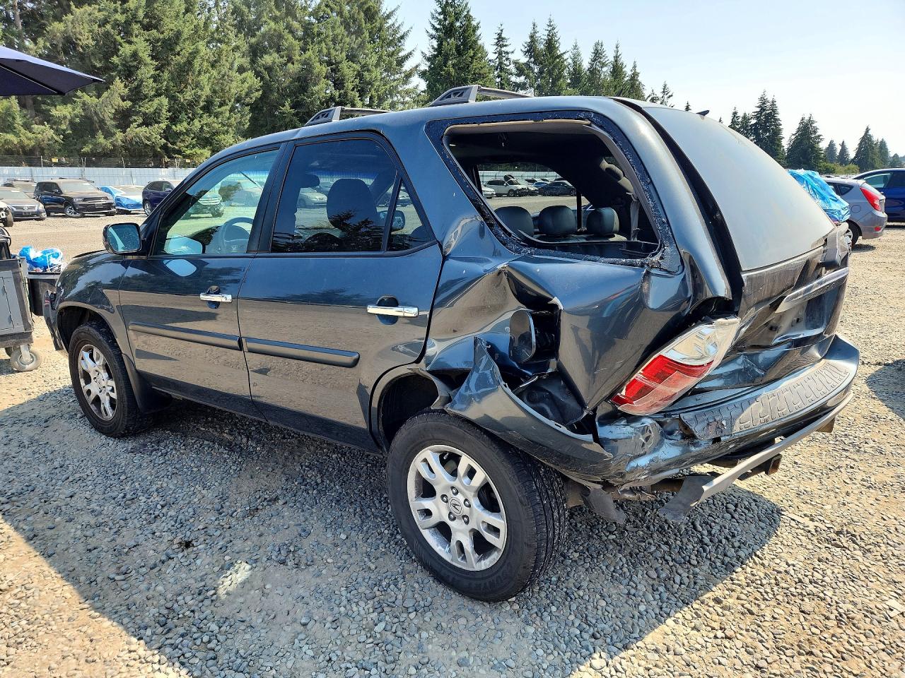 2006 Acura Mdx Touring Teal vin: 2HNYD18846H530848